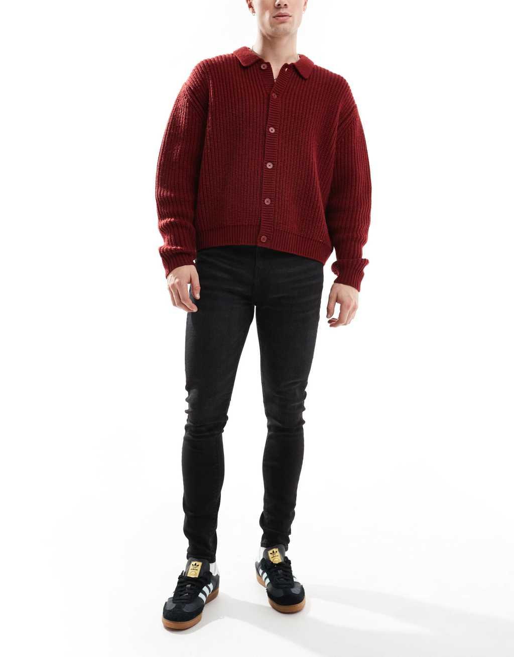 ASOS DESIGN spray on jeans with power stretch Product Image