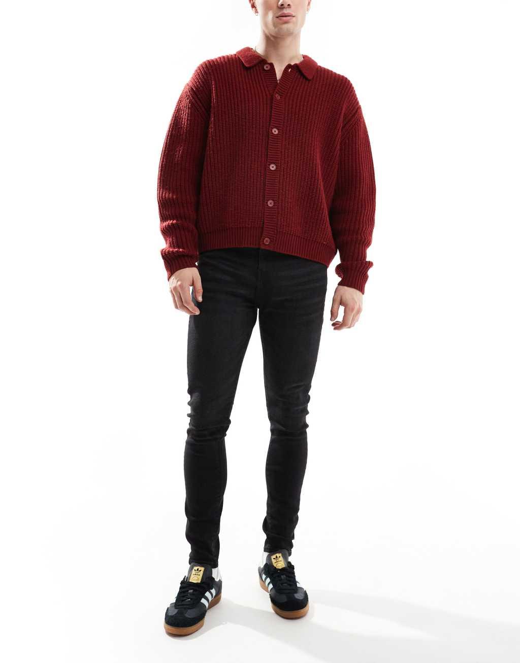 ASOS DESIGN spray on jeans with power stretch Product Image