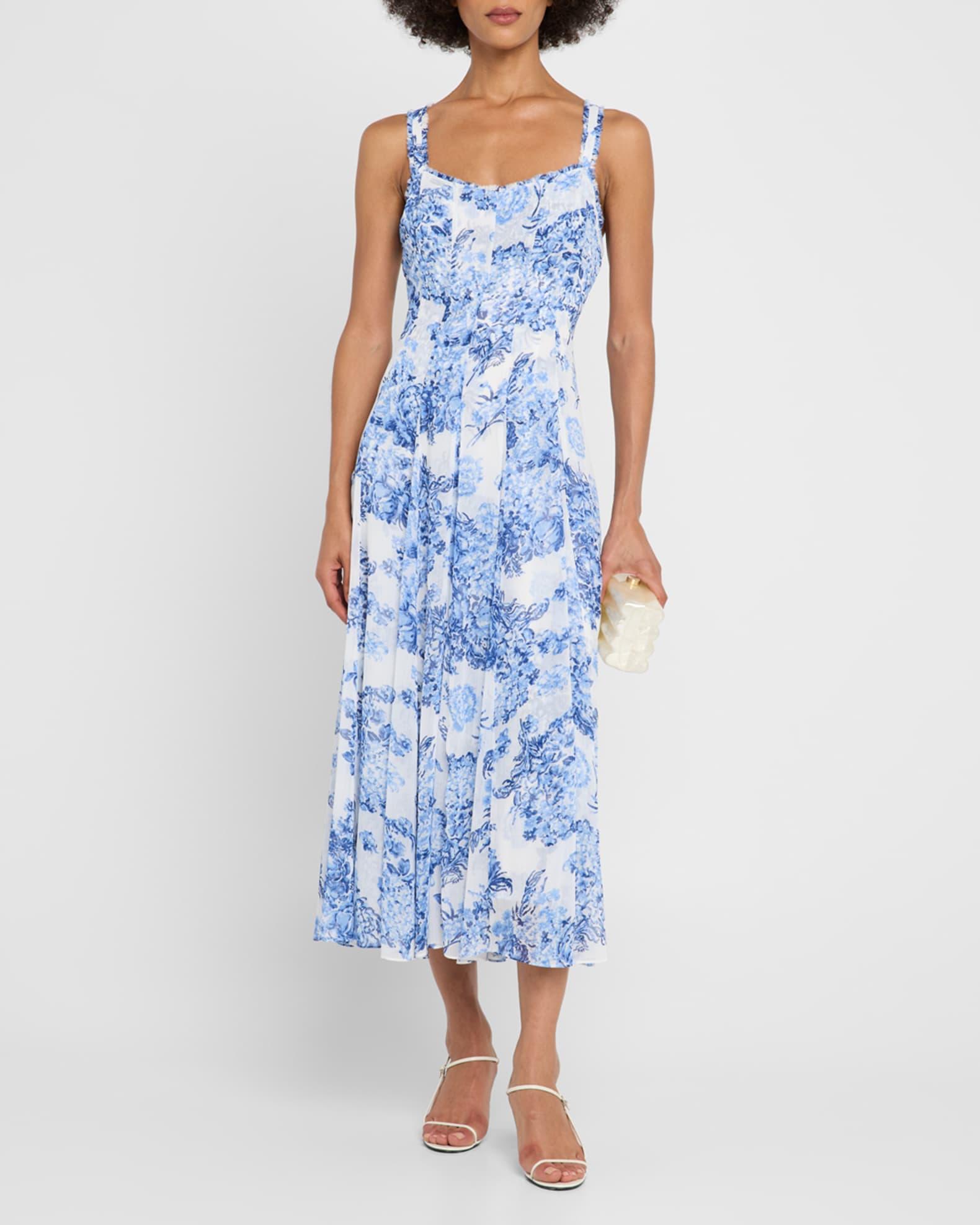 Marmo Sleeveless Costal Bouquet Dress Product Image