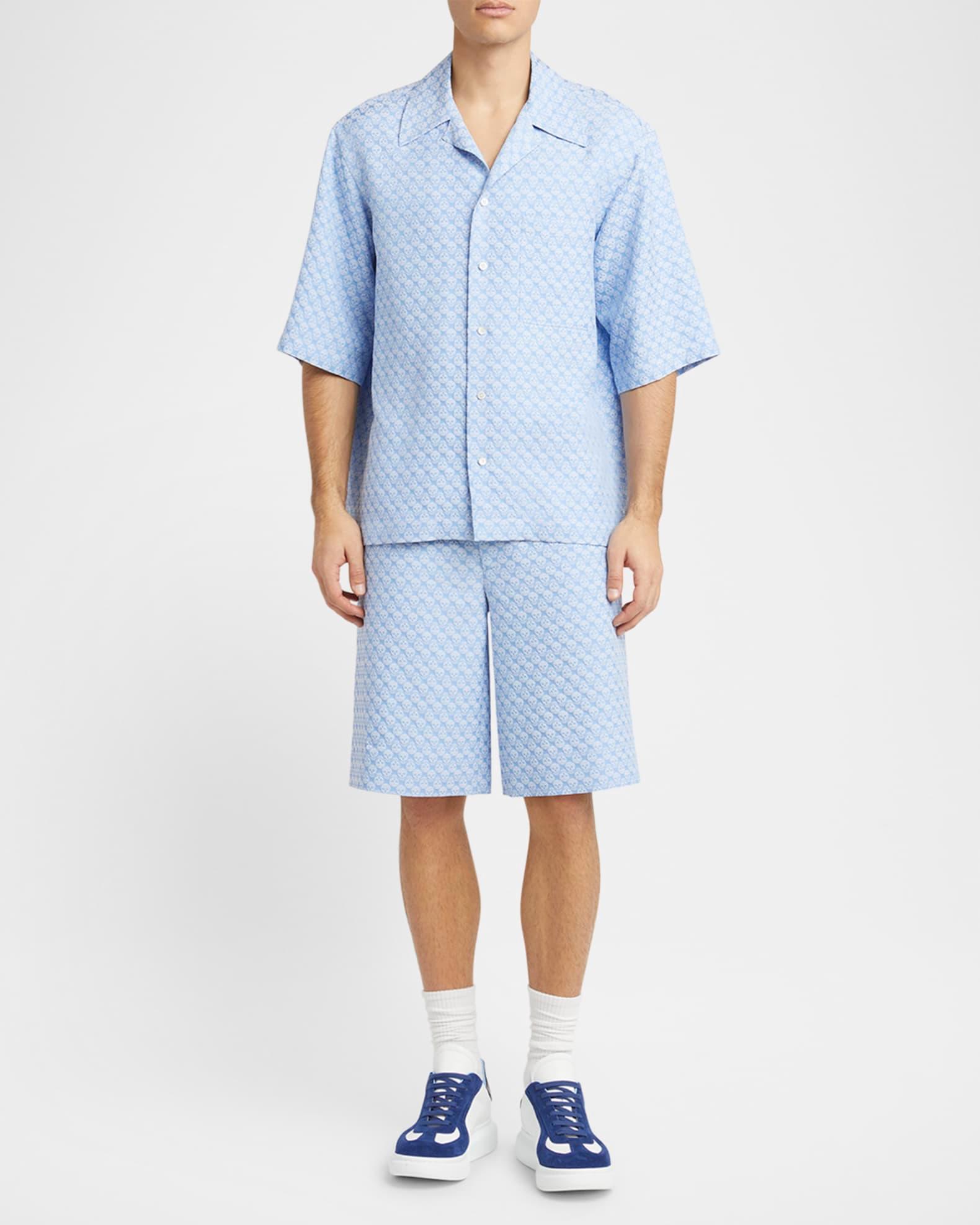 Men's Skull Pyjama Shorts Product Image