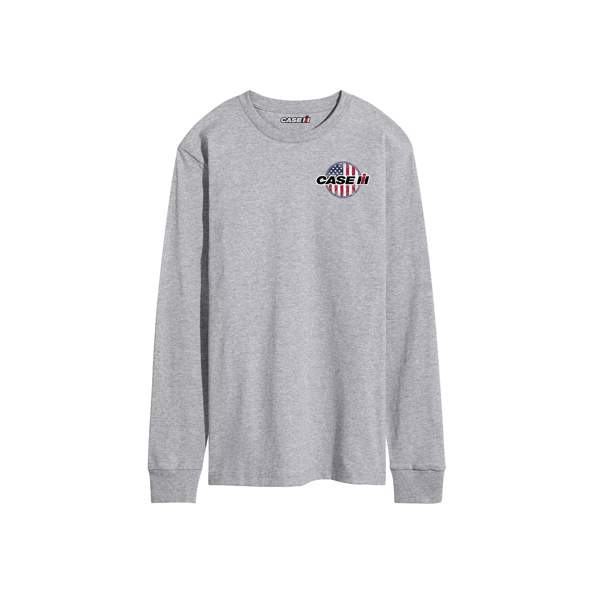 Men's Case IH Magnum With Flag Long Sleeve Tee,  Product Image