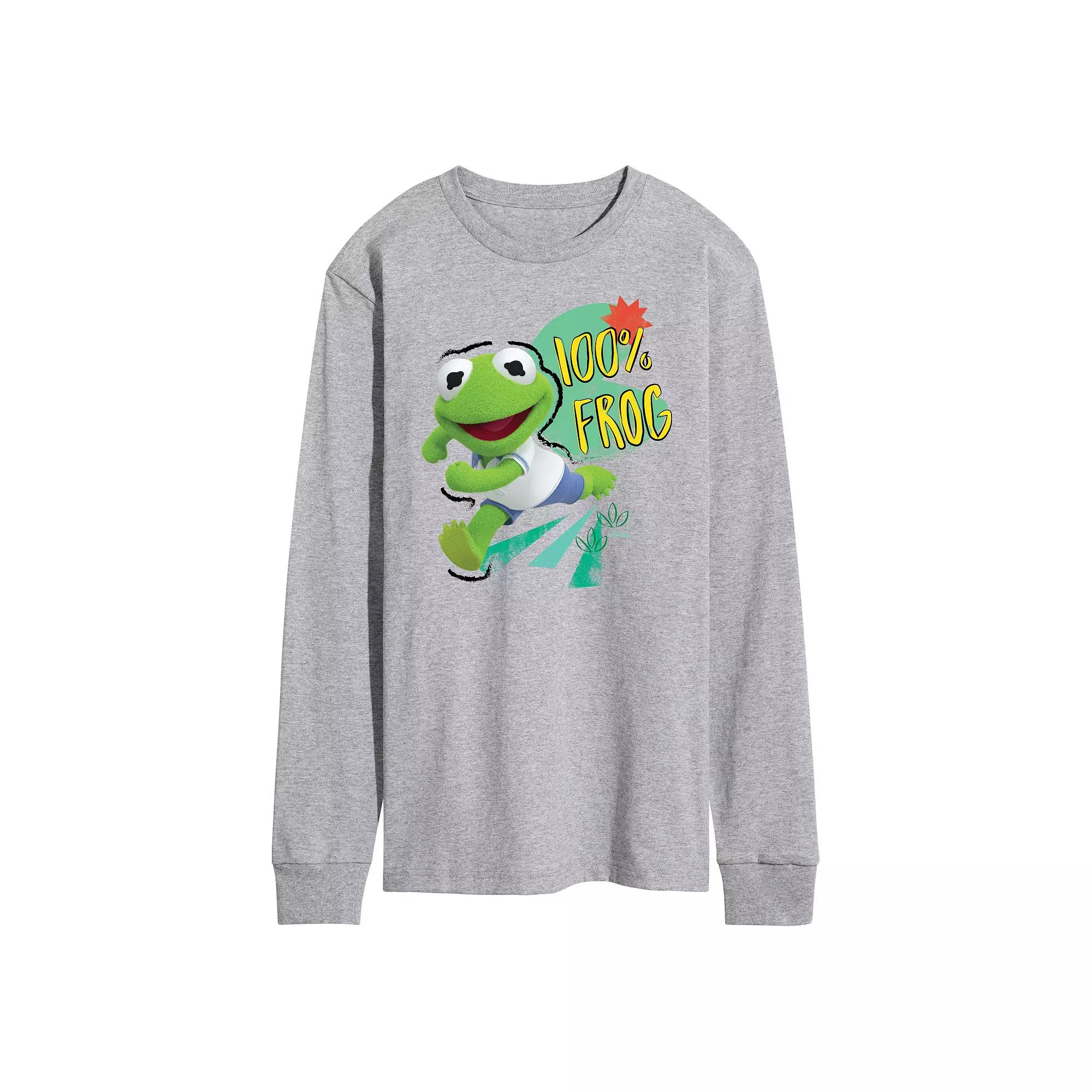 Disney's Muppets Babies Kermit Men's Long Sleeve Graphic Tee,  Product Image