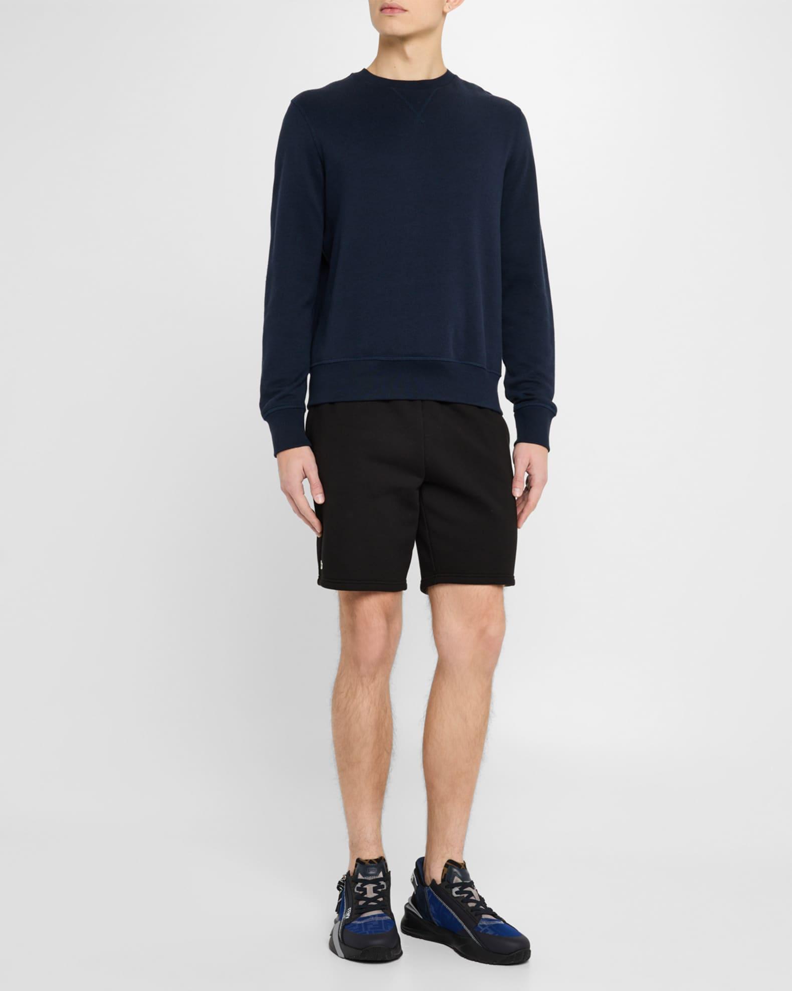 Men's Flow Mixed Media Low-Top Sneakers Product Image