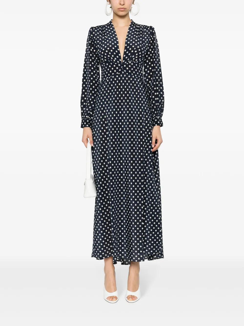 Emory polka dot maxi dress Product Image