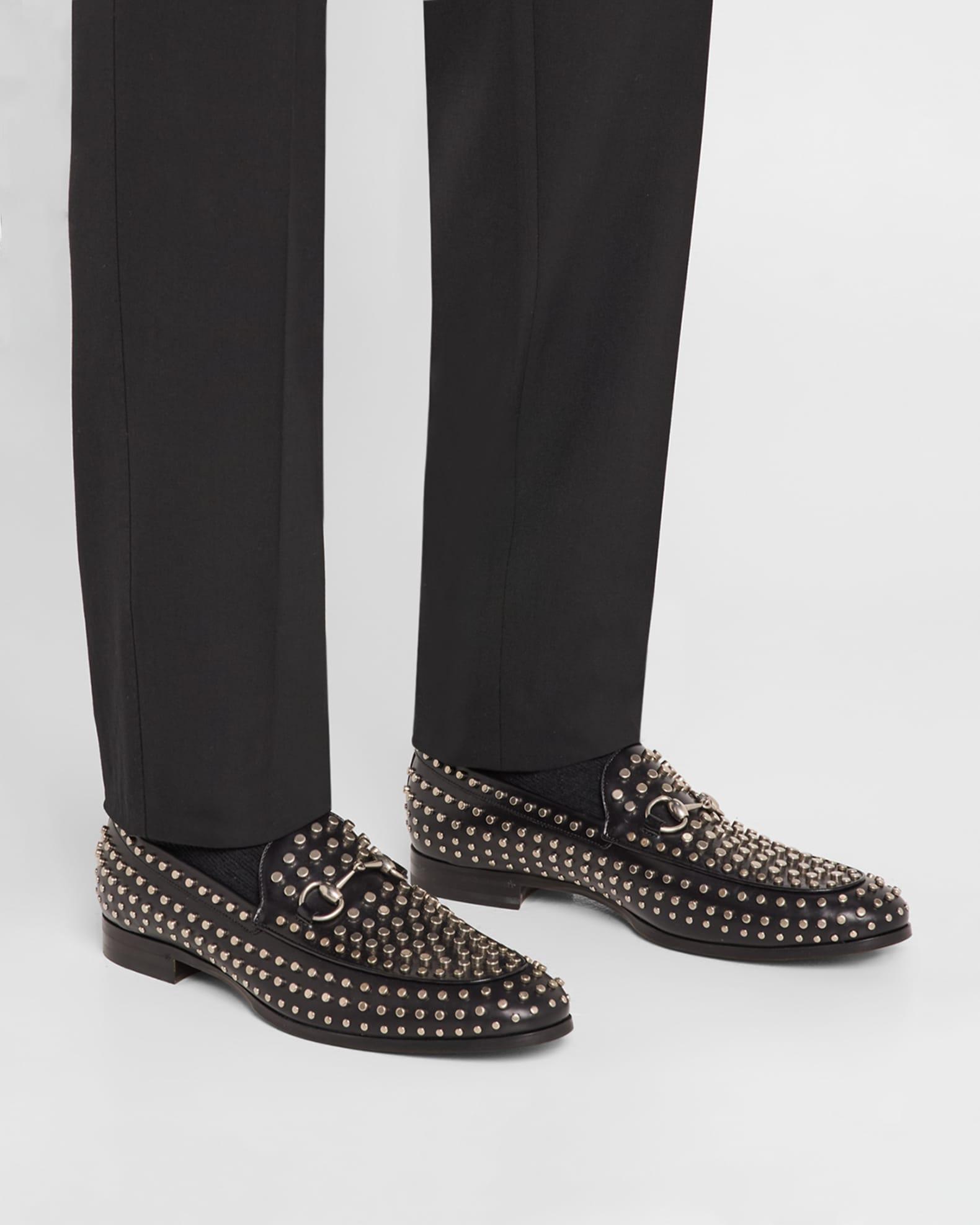 Men's Gucci Horsebit Creeper Loafers Product Image