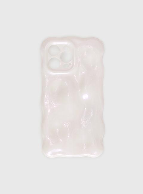 Maceline iPhone Case White / Pink Product Image