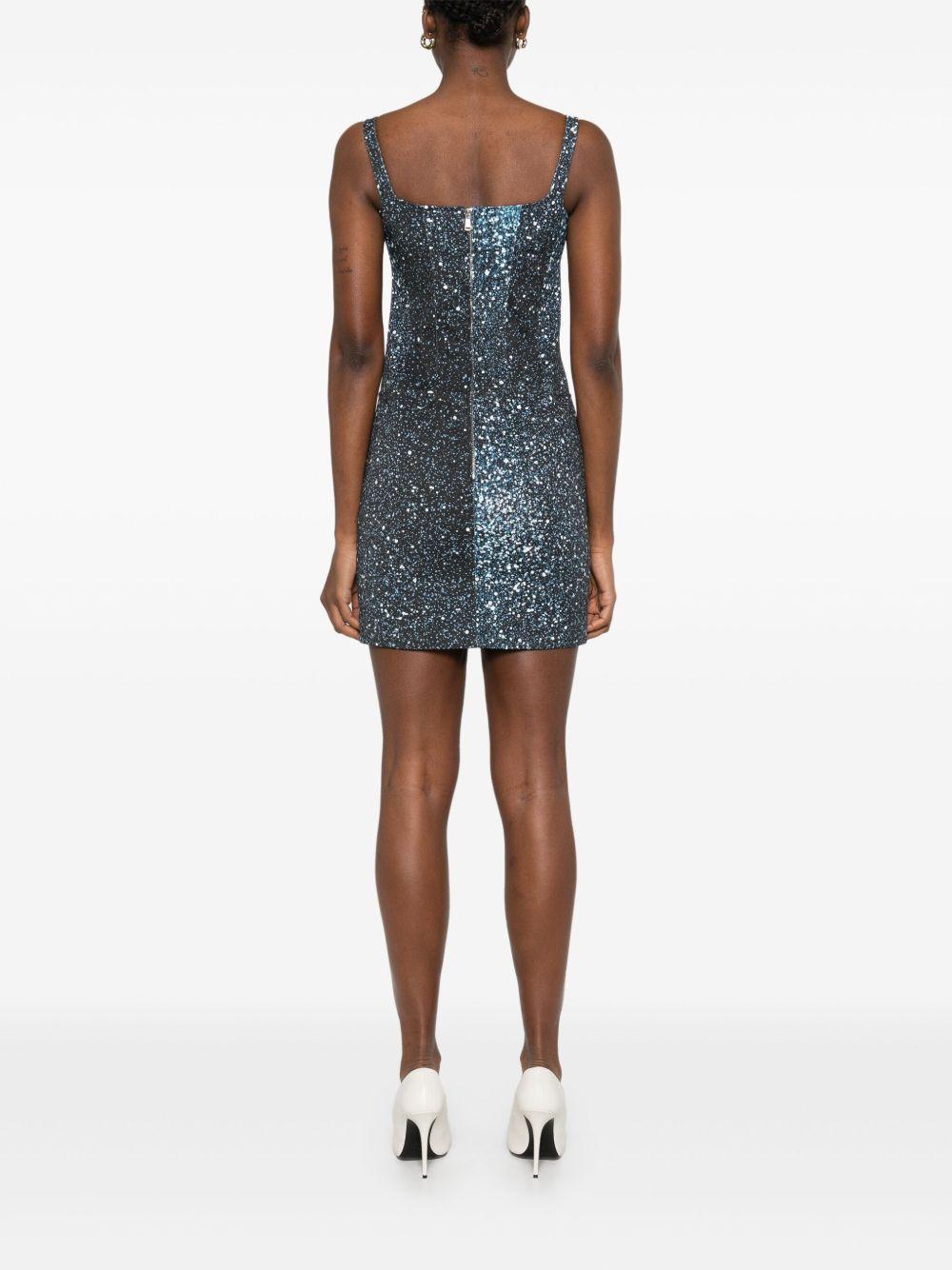constellation-print mini dress Product Image