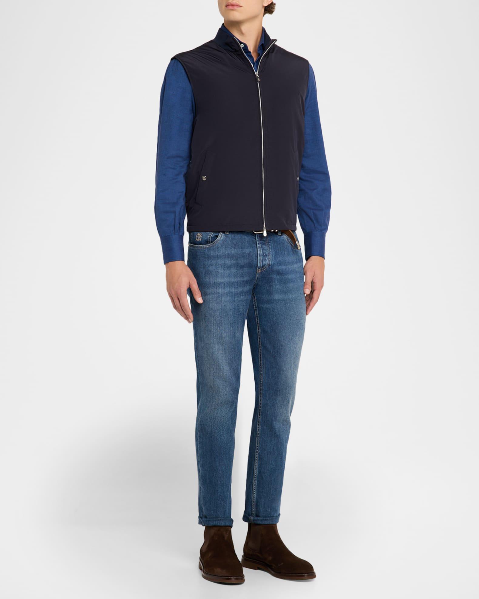 Men's High Summer Capsule Nylon Full-Zip Vest Product Image