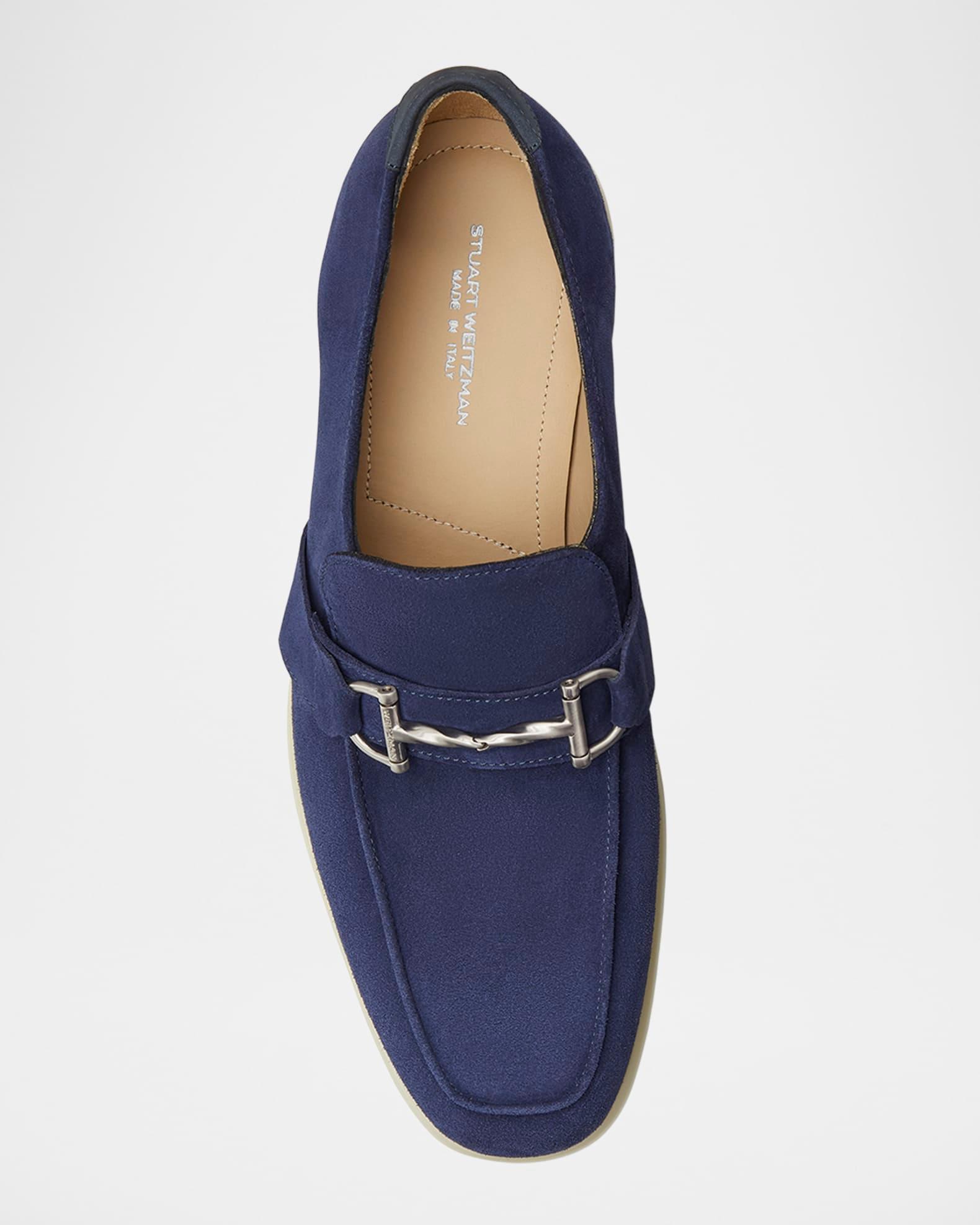 Men's Aurelio Nubuck Twisted Bit Loafers Product Image