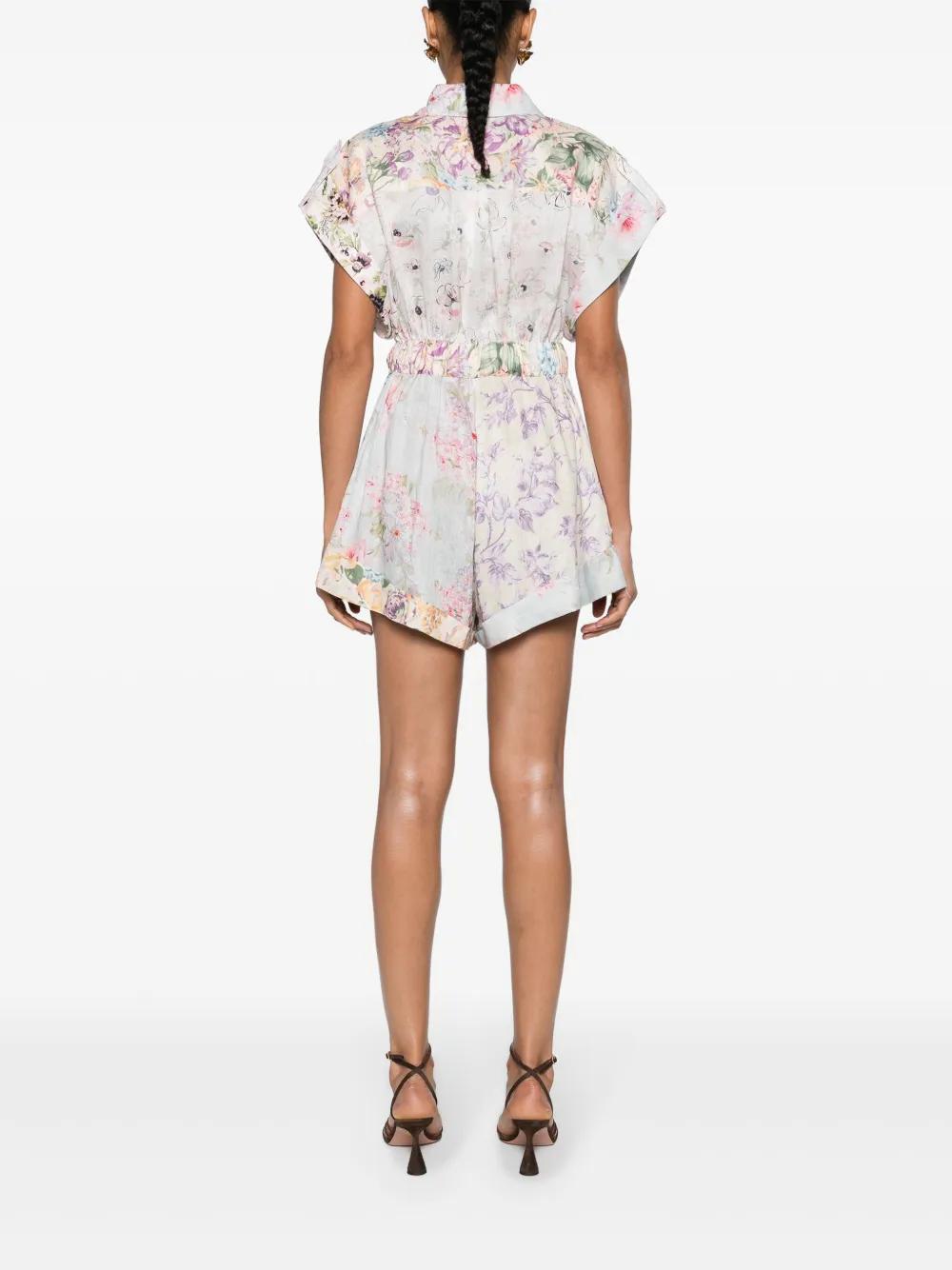 Halliday floral-print playsuit Product Image