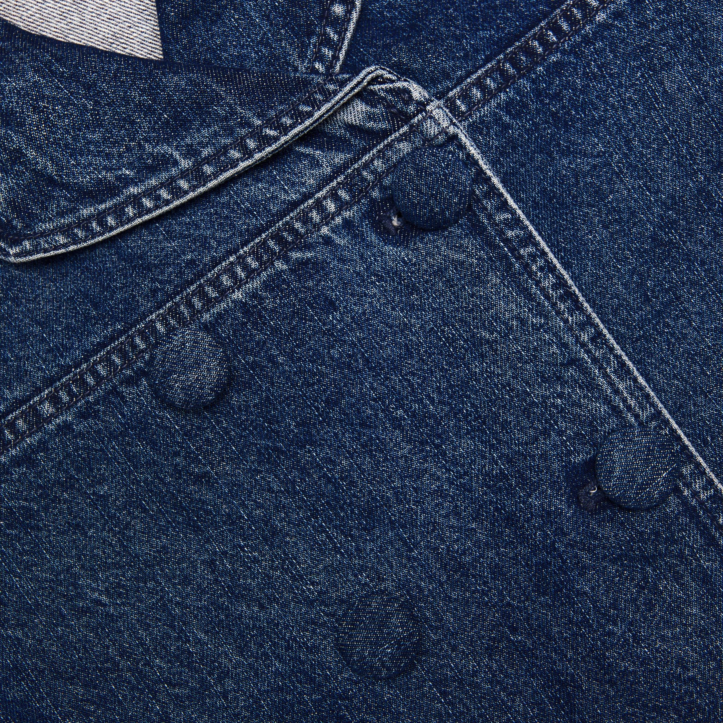 Double Breasted Denim Jacket Product Image