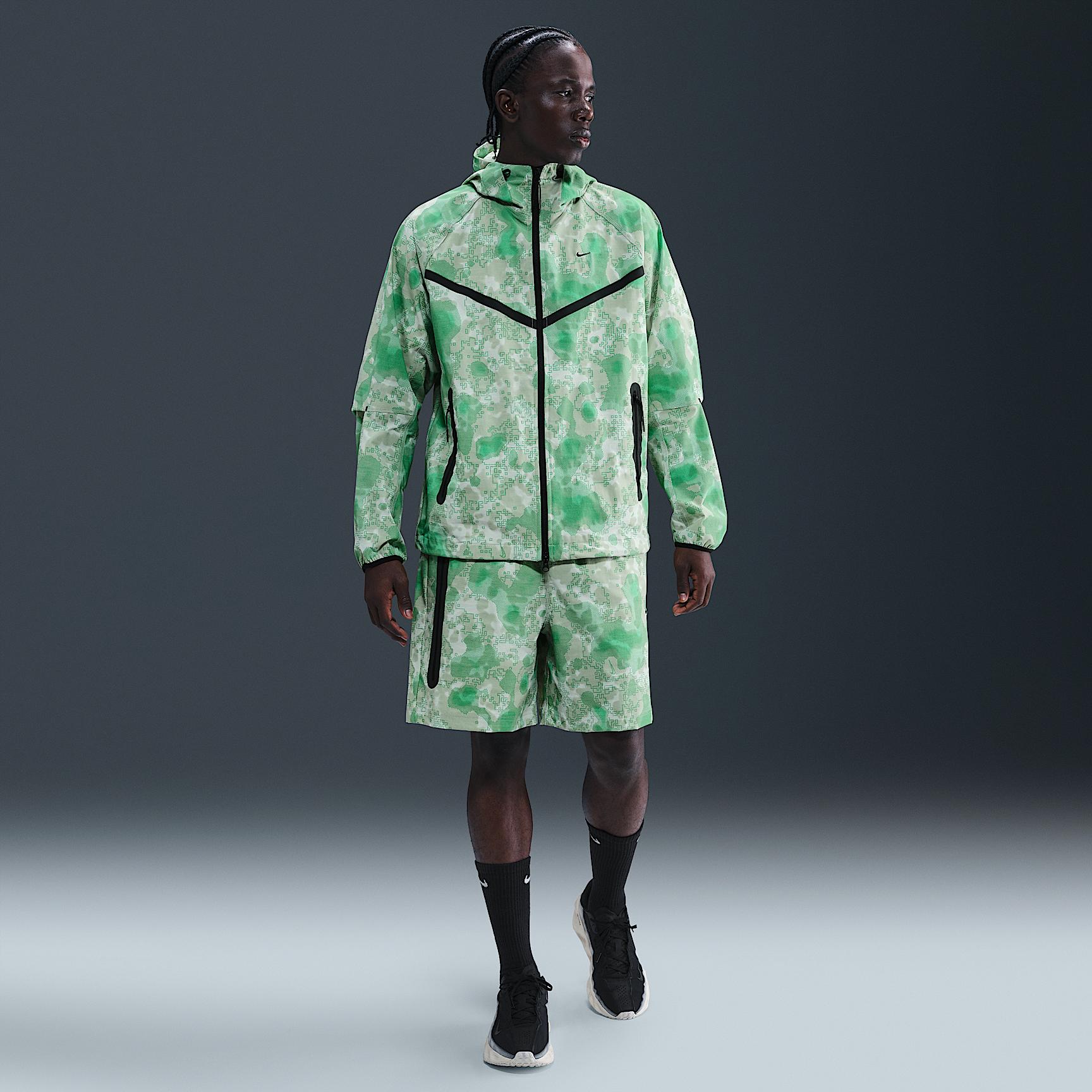 Nike Tech Men's Dri-FIT Woven Camo Windrunner Jacket Product Image