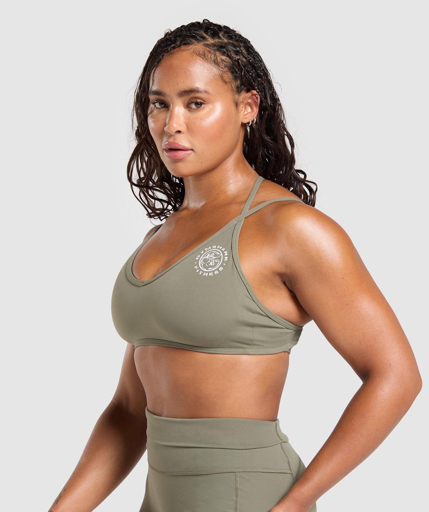 Gymshark Legacy Bra - Base Green Female Product Image