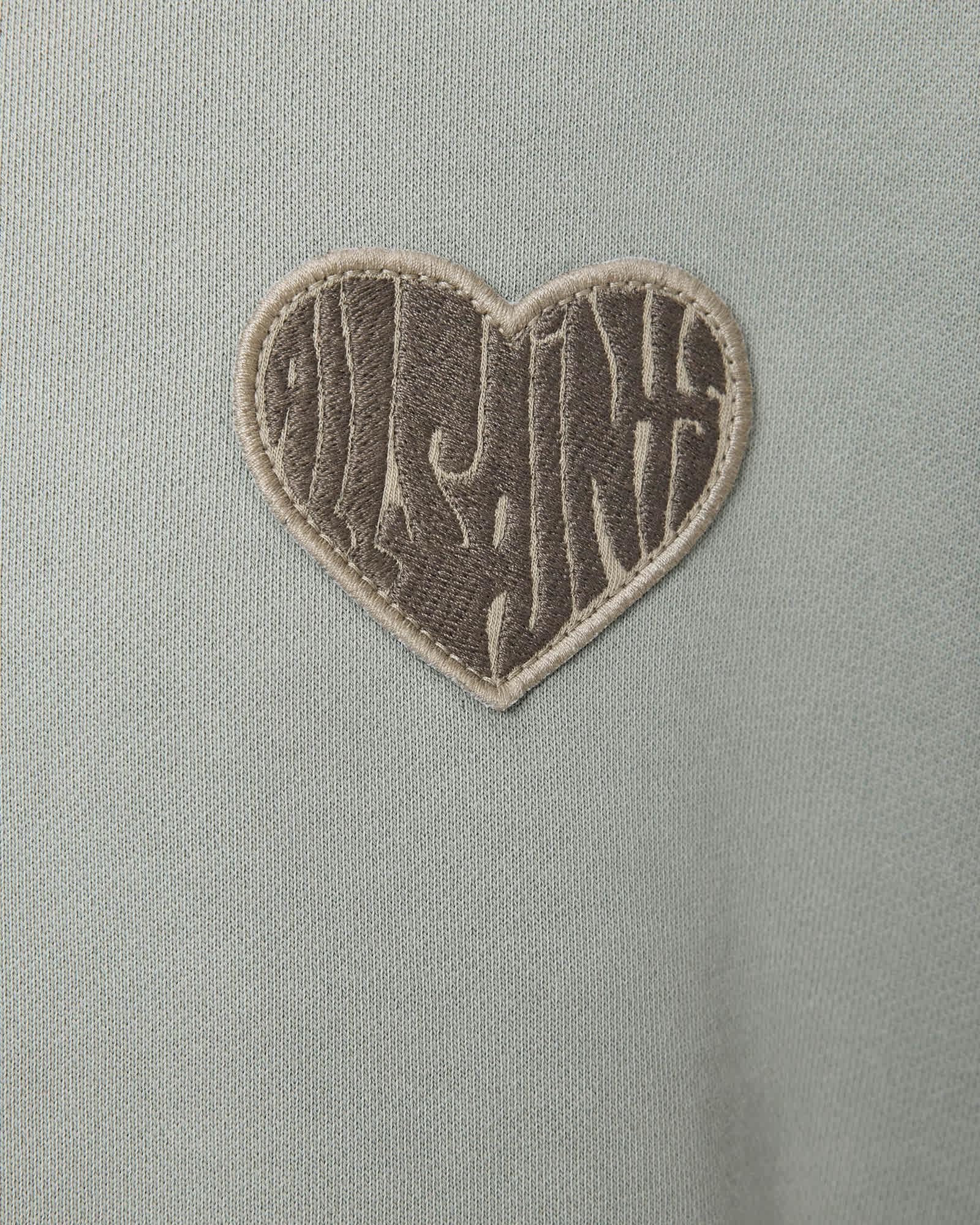 Lover Oversized Crew Neck Sweatshirt ABBEY STONE GREEN | ALLSAINTS US Product Image