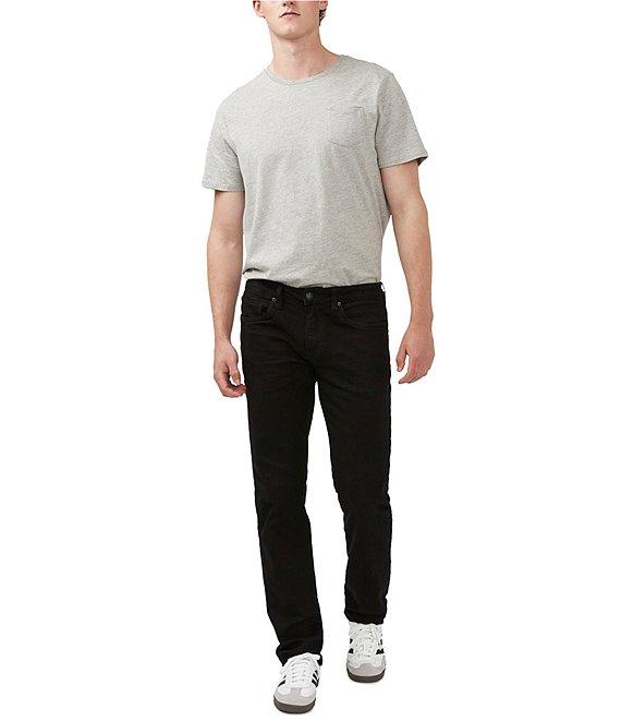 Buffalo David Bitton Black Story Collection Straight Leg Six Jeans Product Image