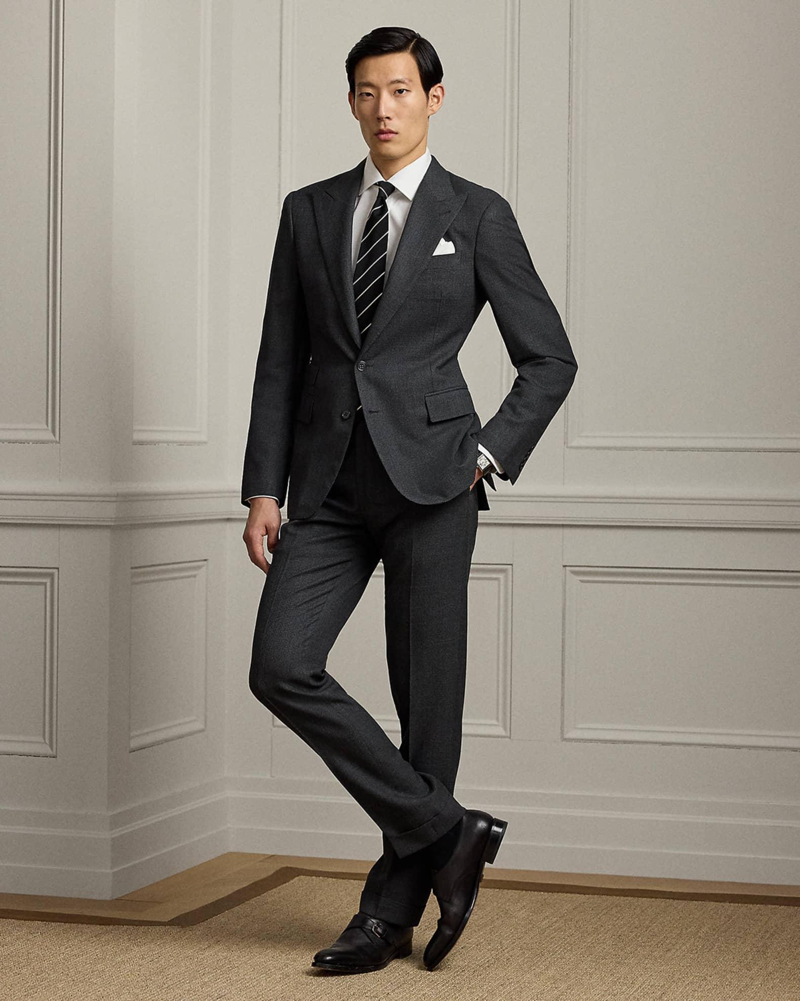 Men's Gregory Wool and Cashmere Birdseye Suit Product Image