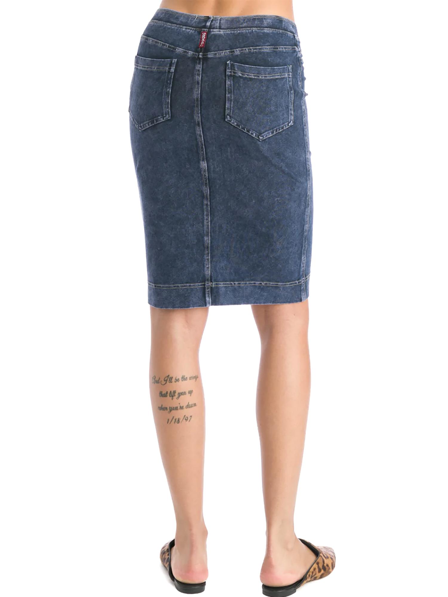Hard Tail Denim Pencil Skirt WJ-124 Product Image