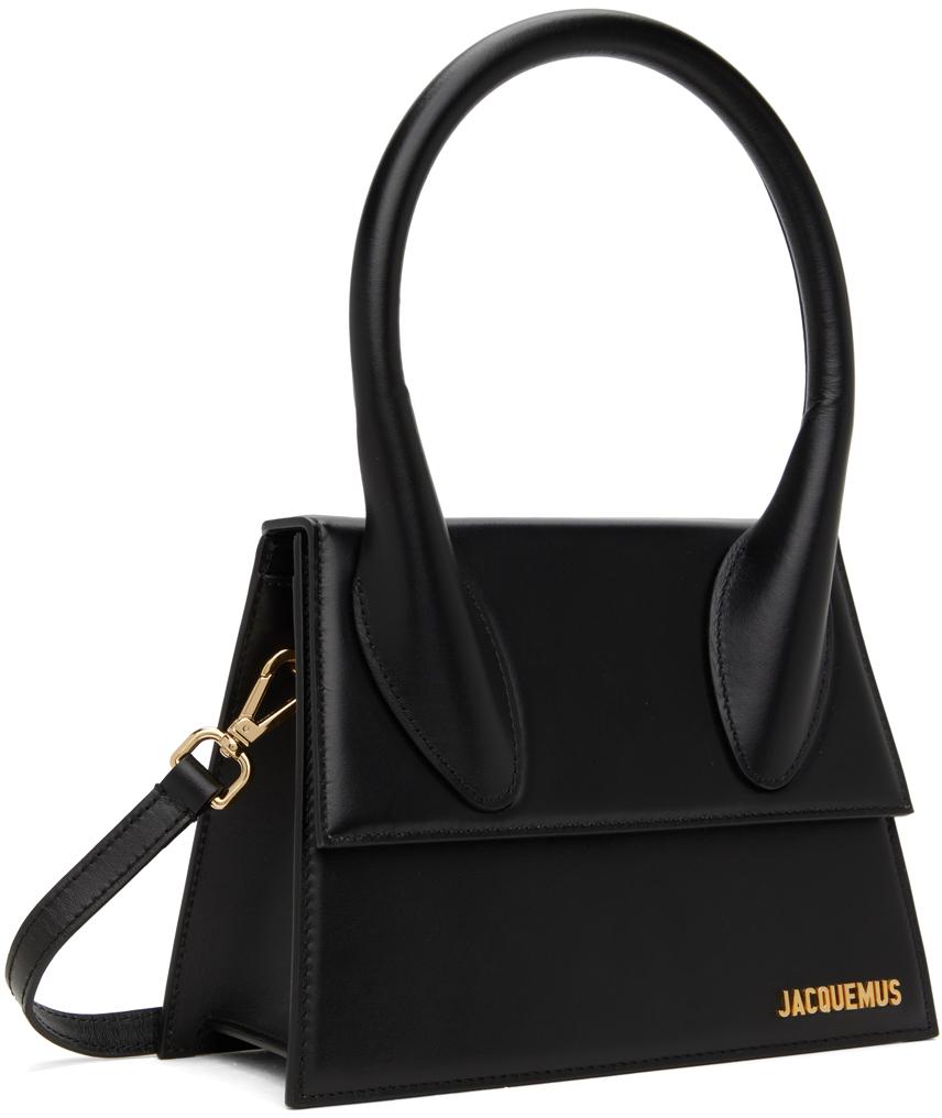 JACQUEMUS Small Handle And Removable Shoulder Strap In Black Product Image