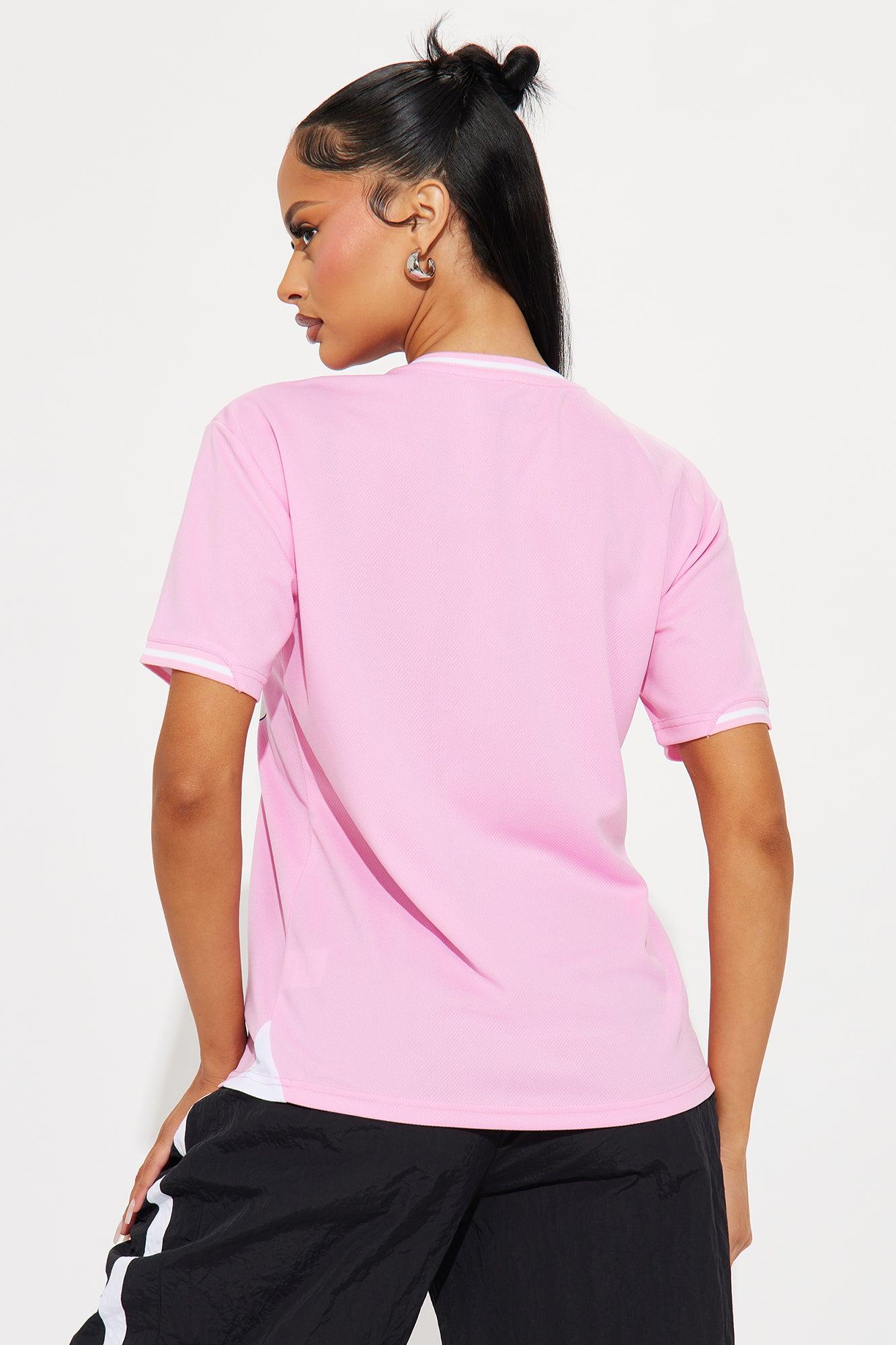 Peanuts Snoopy Jersey Tee - Pink Product Image