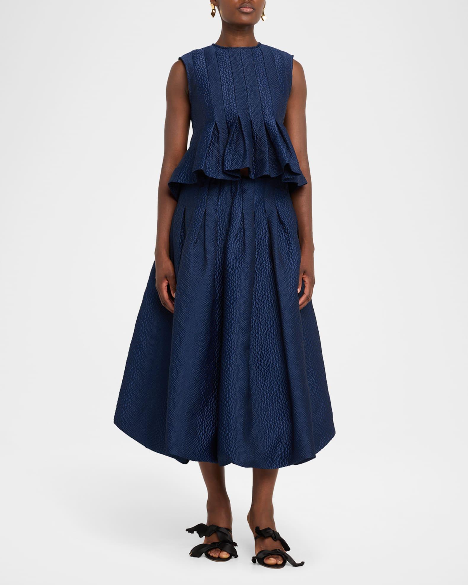 Fayetta Embossed Bubble Skirt Product Image