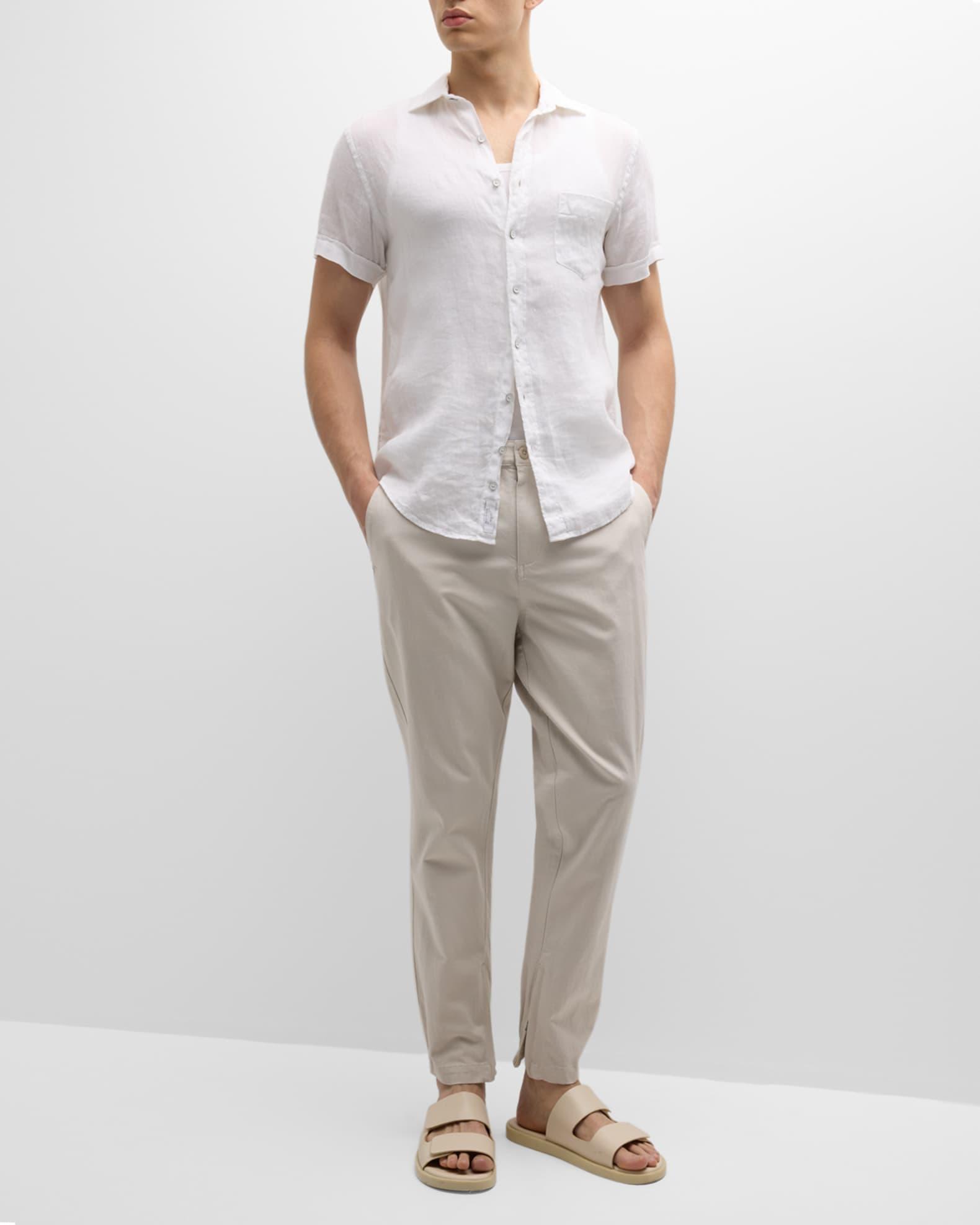 Men's Stretch Linen Travel Pants Product Image