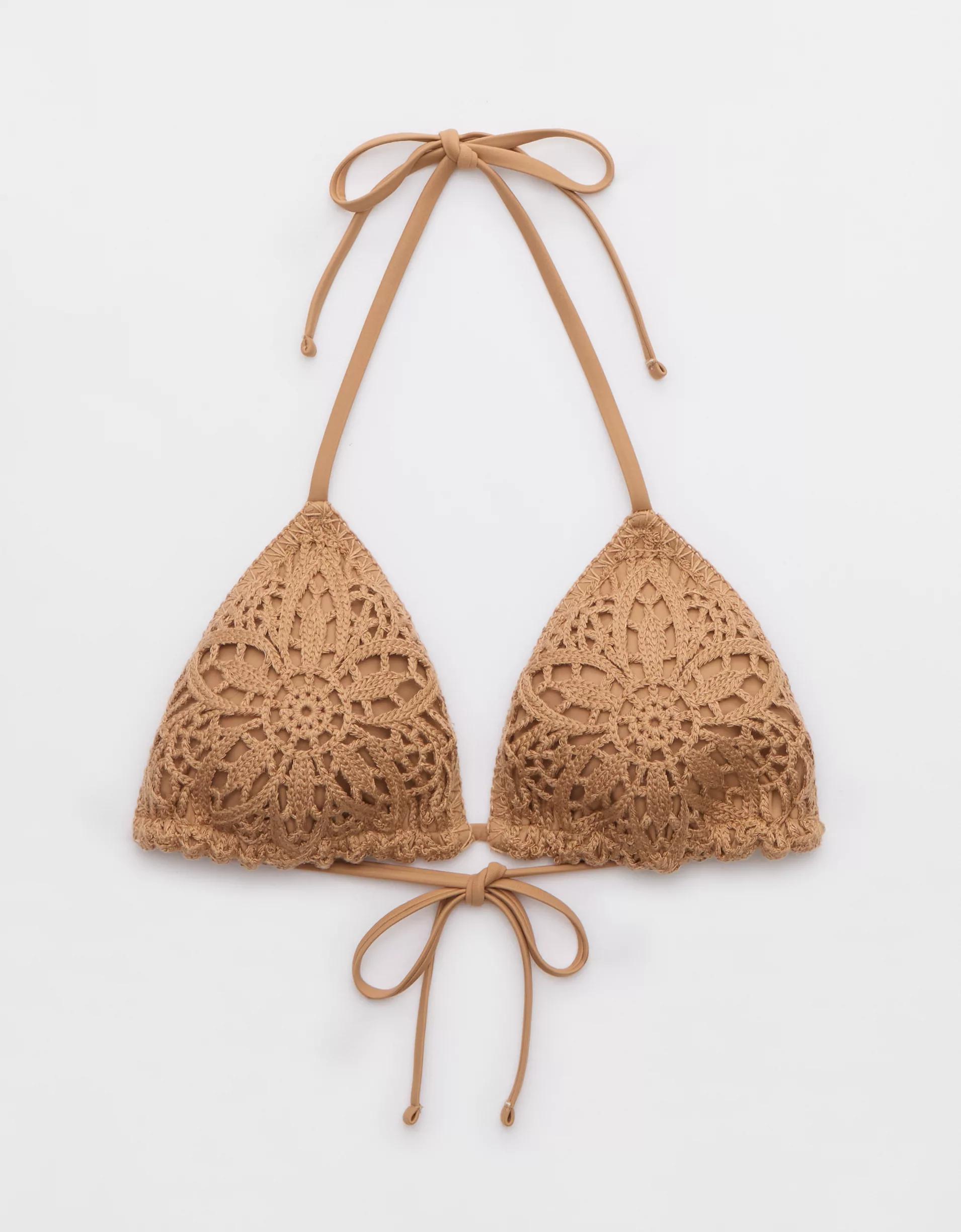 Aerie The Sun-Lover Crochet Bikini Top Product Image