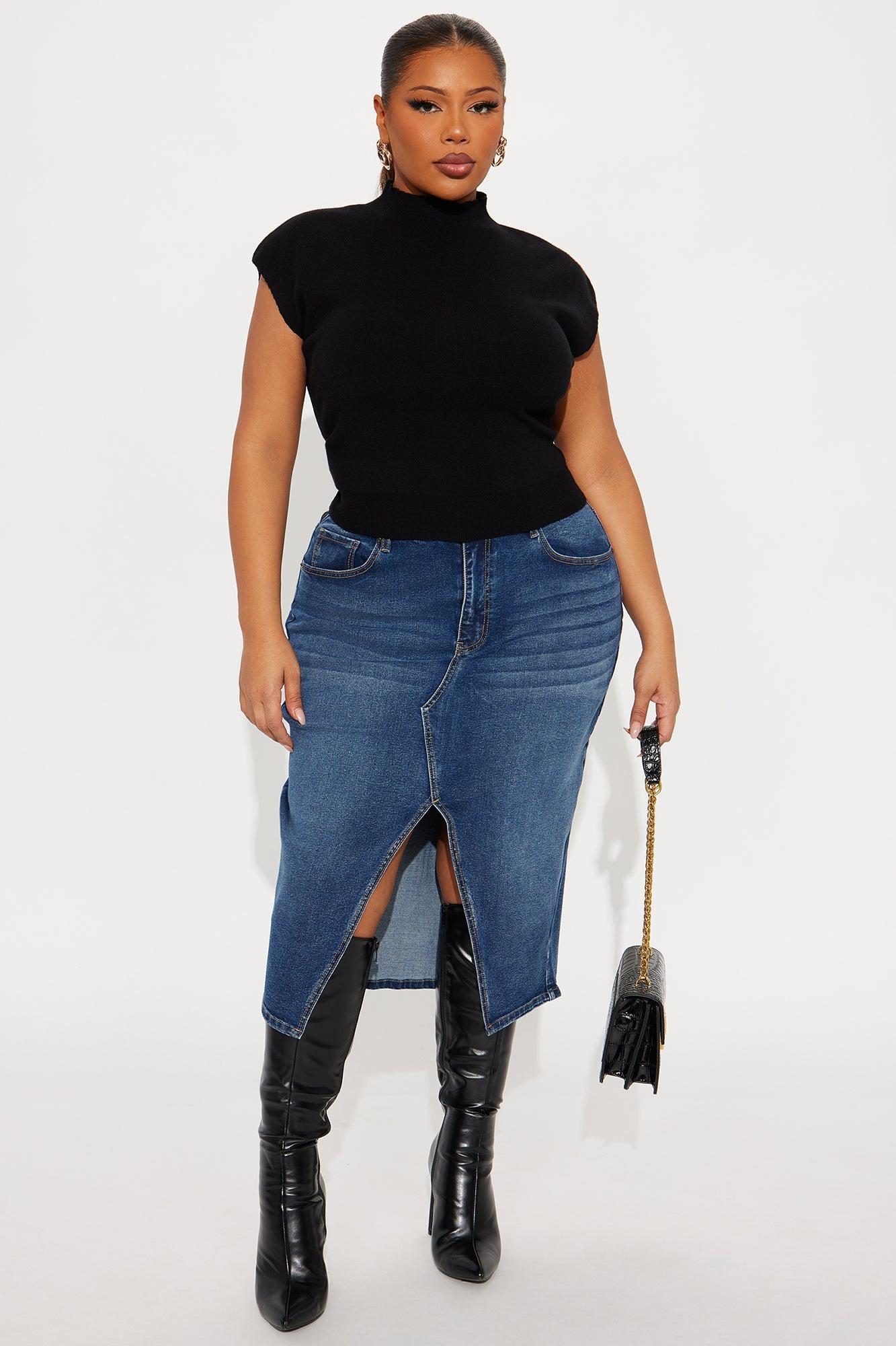 The Florence Vest Top - Black Female Product Image