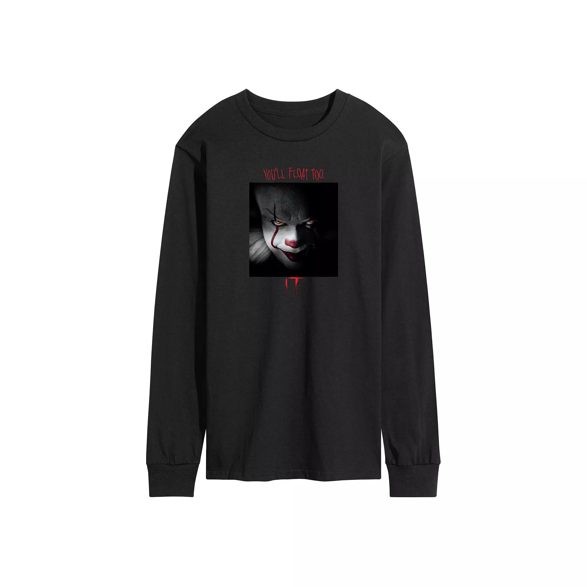 Men's IT You'll Float Too Long Sleeve Graphic Tee,  Product Image