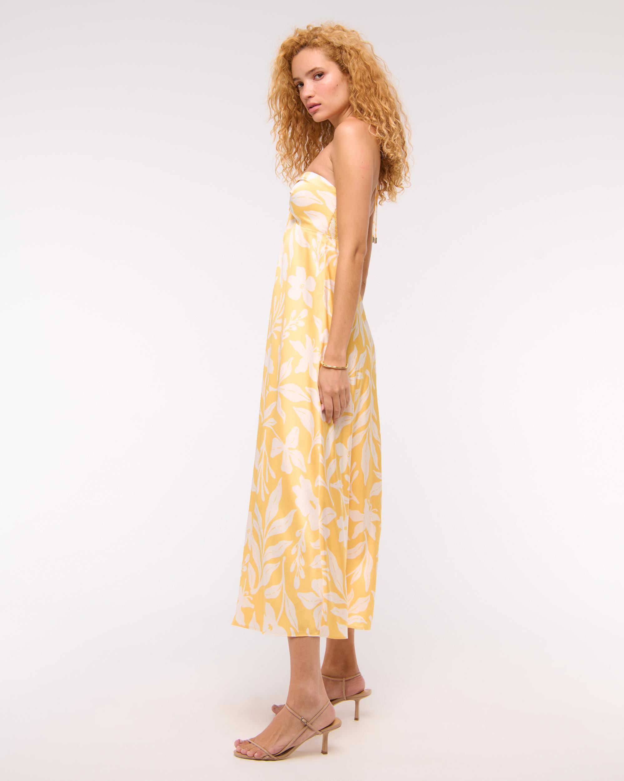 Twist-Front Flowy Maxi Dress Product Image