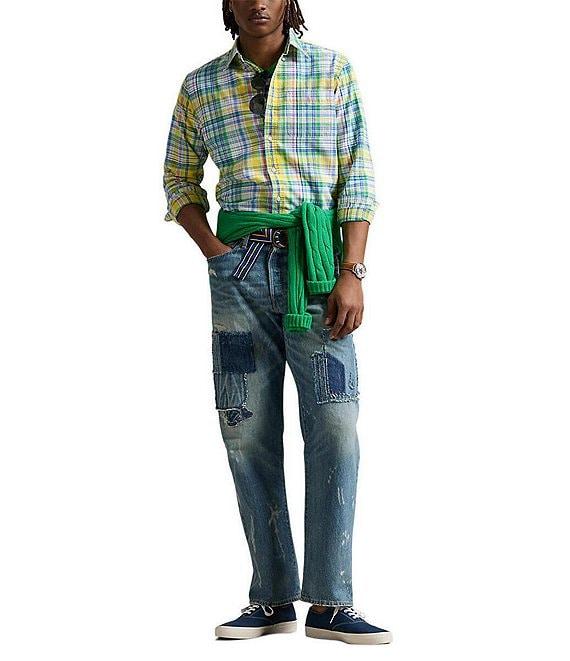 Polo Ralph Lauren Classic Fit Multi Plaid Oxford Long Sleeve Woven Shirt Product Image
