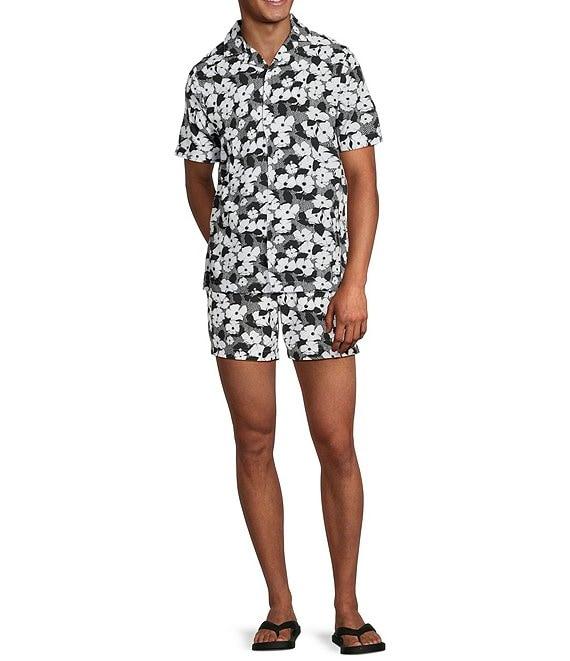 Murano Black White Cabana Woven Top Product Image