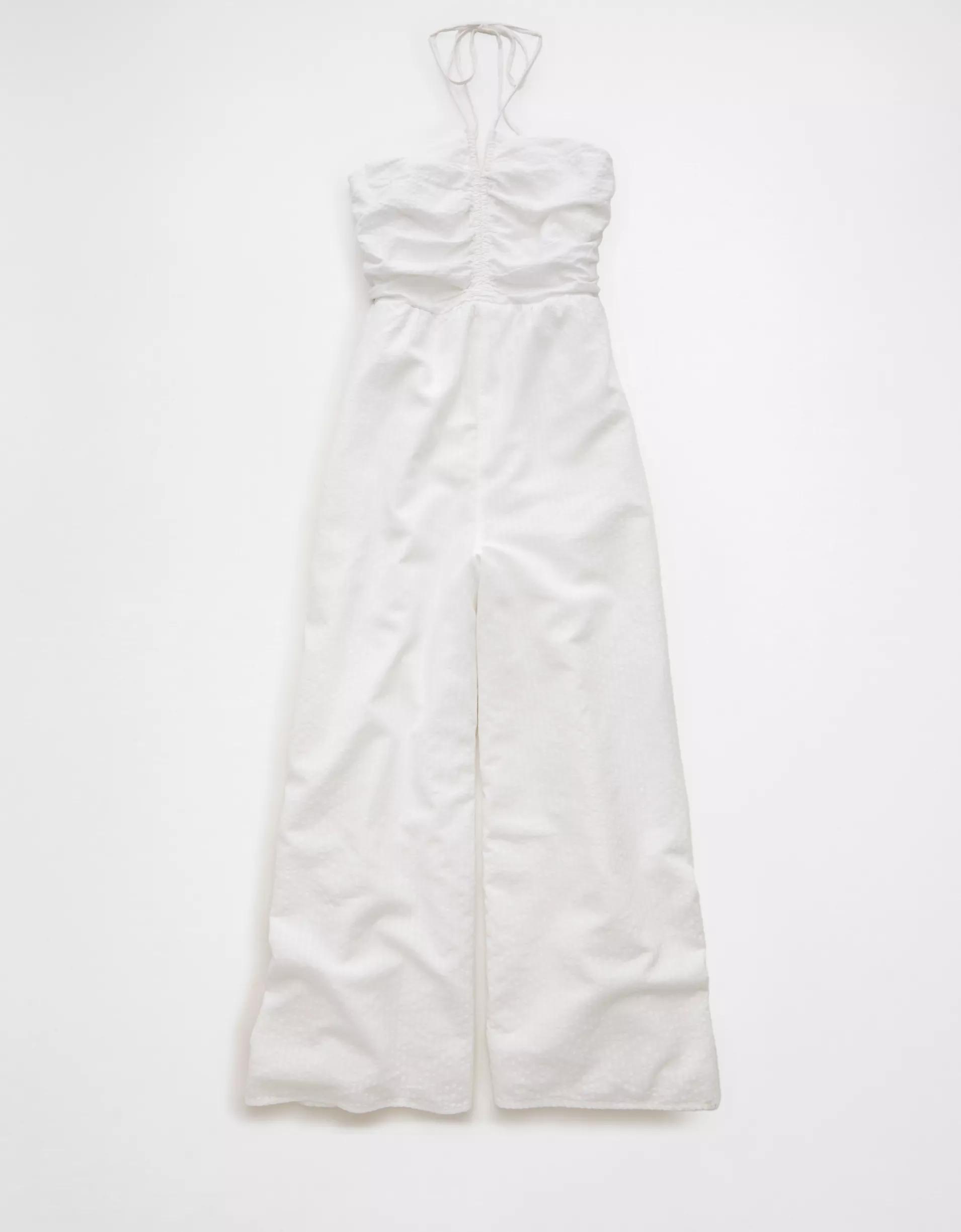 AE Cut-Out Halter Jumpsuit Product Image