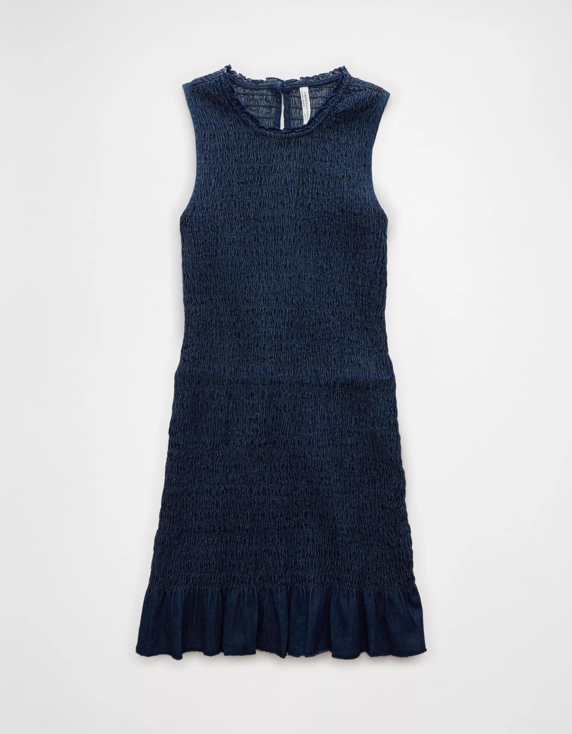 AE Smocked Bodycon Mini Dress Product Image