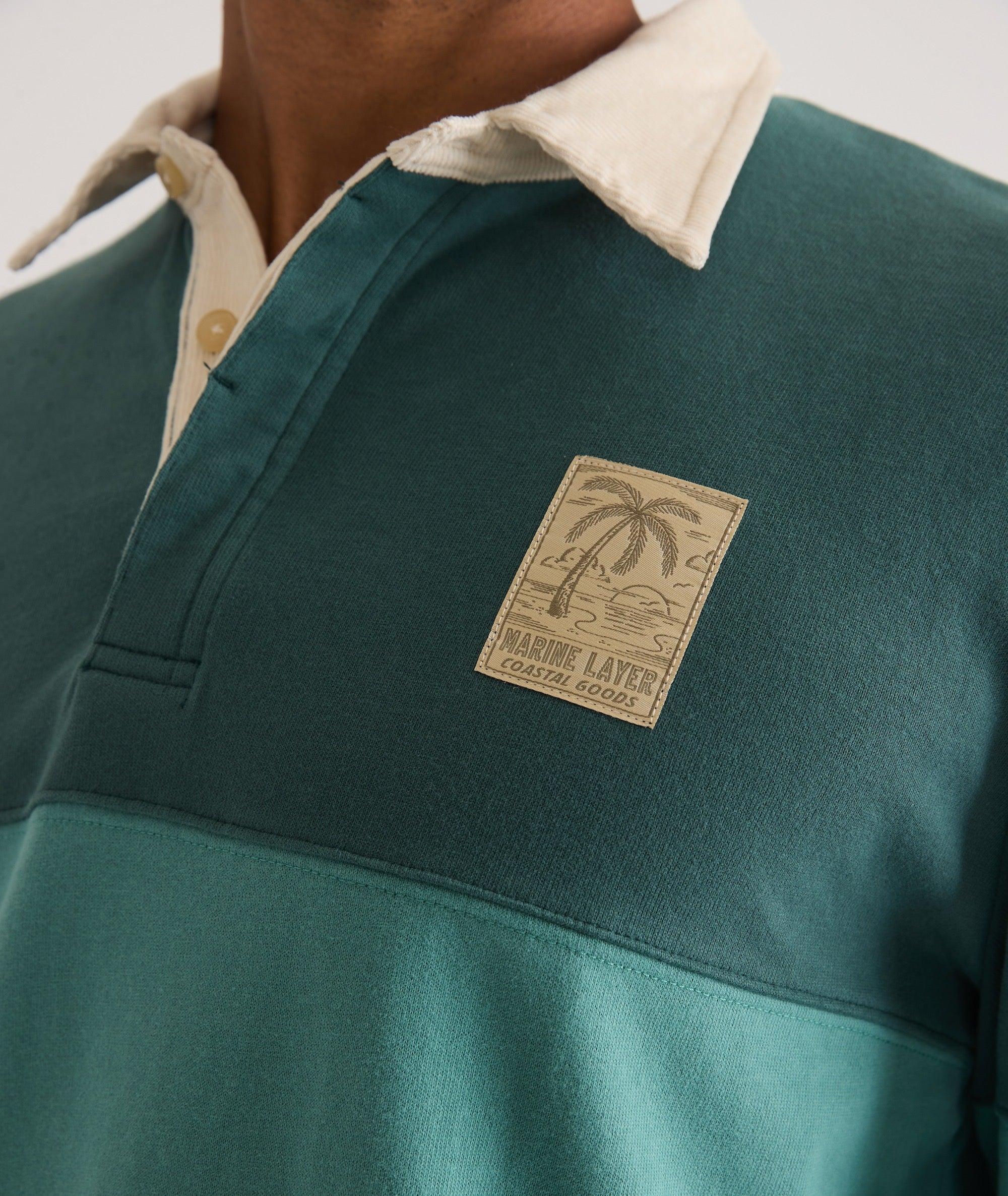 Brushed Jersey Rugby Polo Product Image