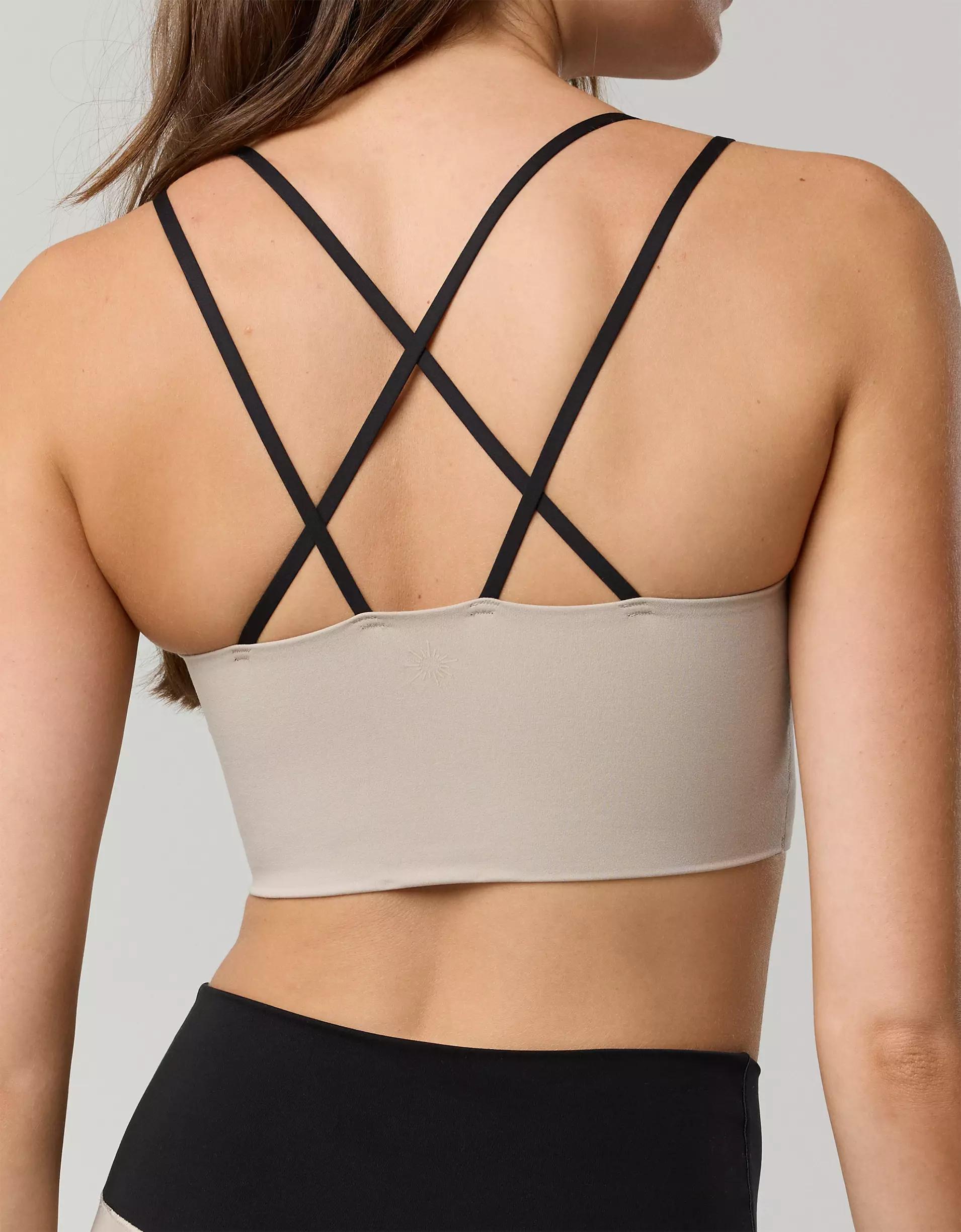 OFFLINE By Aerie Real Me Hold Up! Strappy Sports Bra Product Image