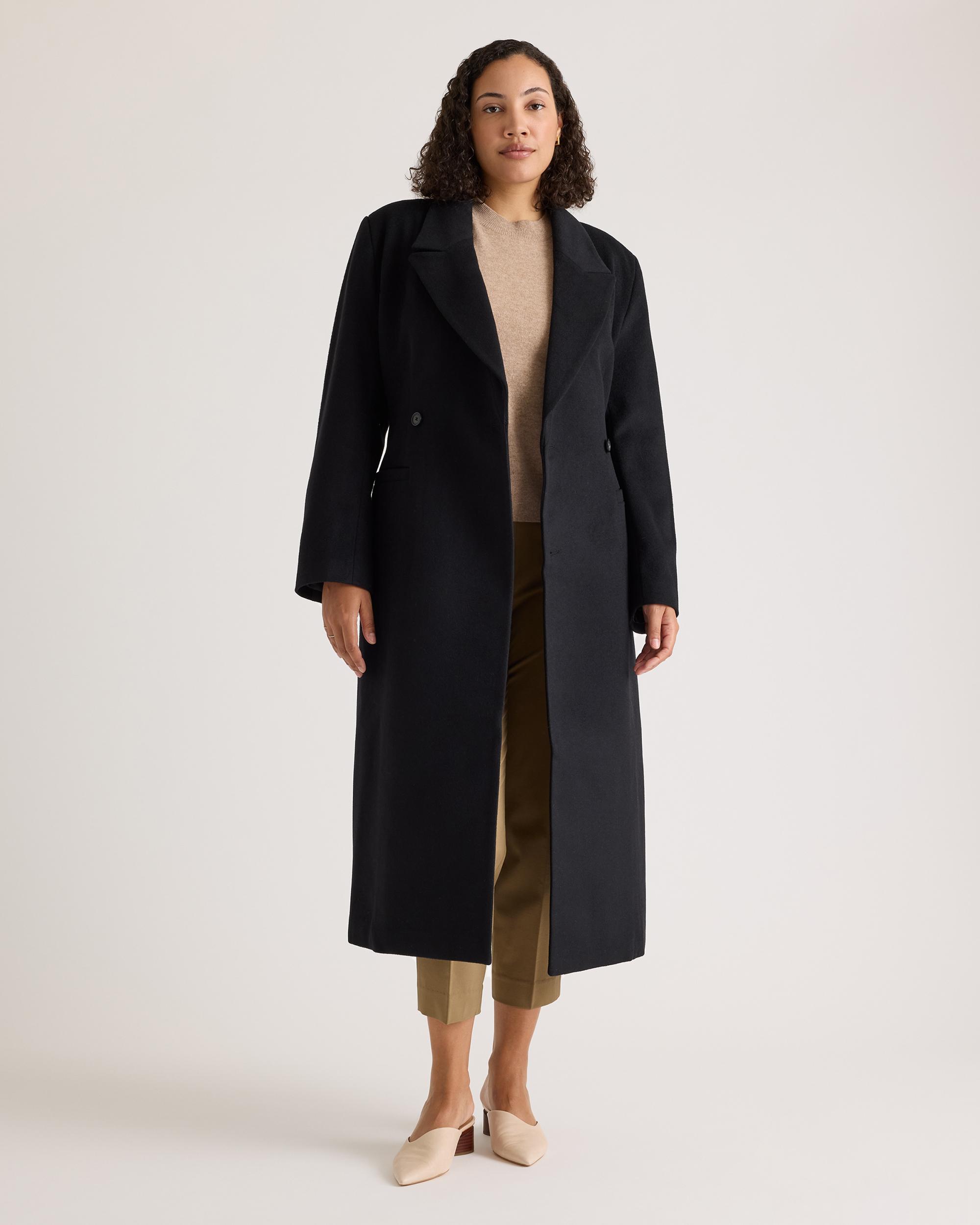 Quince | Women's Italian Wool Tailored Coat Wool/Nylon Product Image
