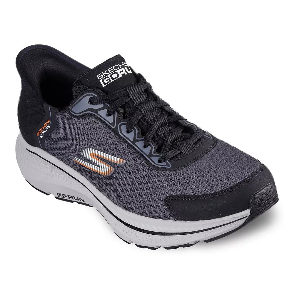 Skechers Hands Free Slip-ins™ GO RUN Consistent 2.0 Empowered Men's Shoes, Size: 8.5 XW, Black Grey Product Image