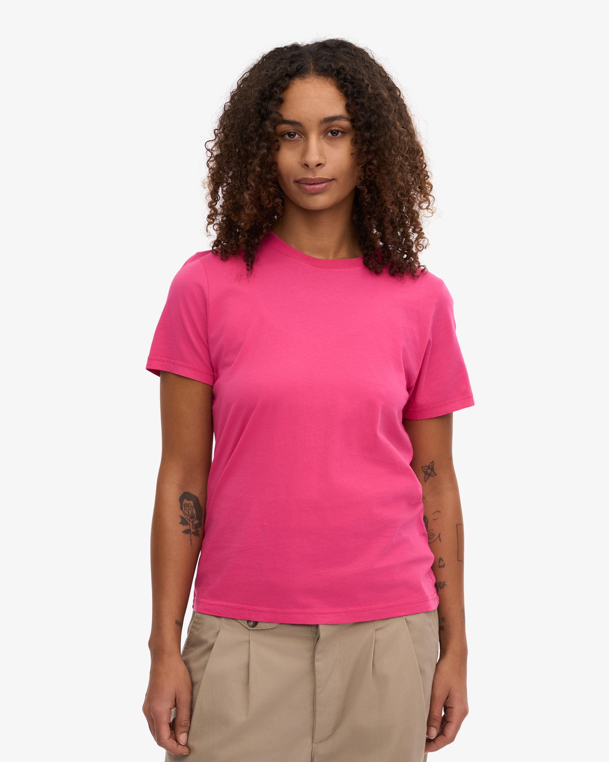 Women Light Organic Tee - Bubblegum Pink Product Image
