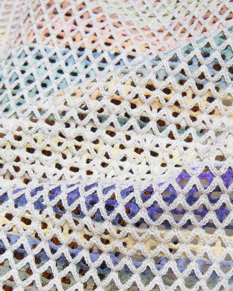 Rainbow Mesh Cardigan Product Image