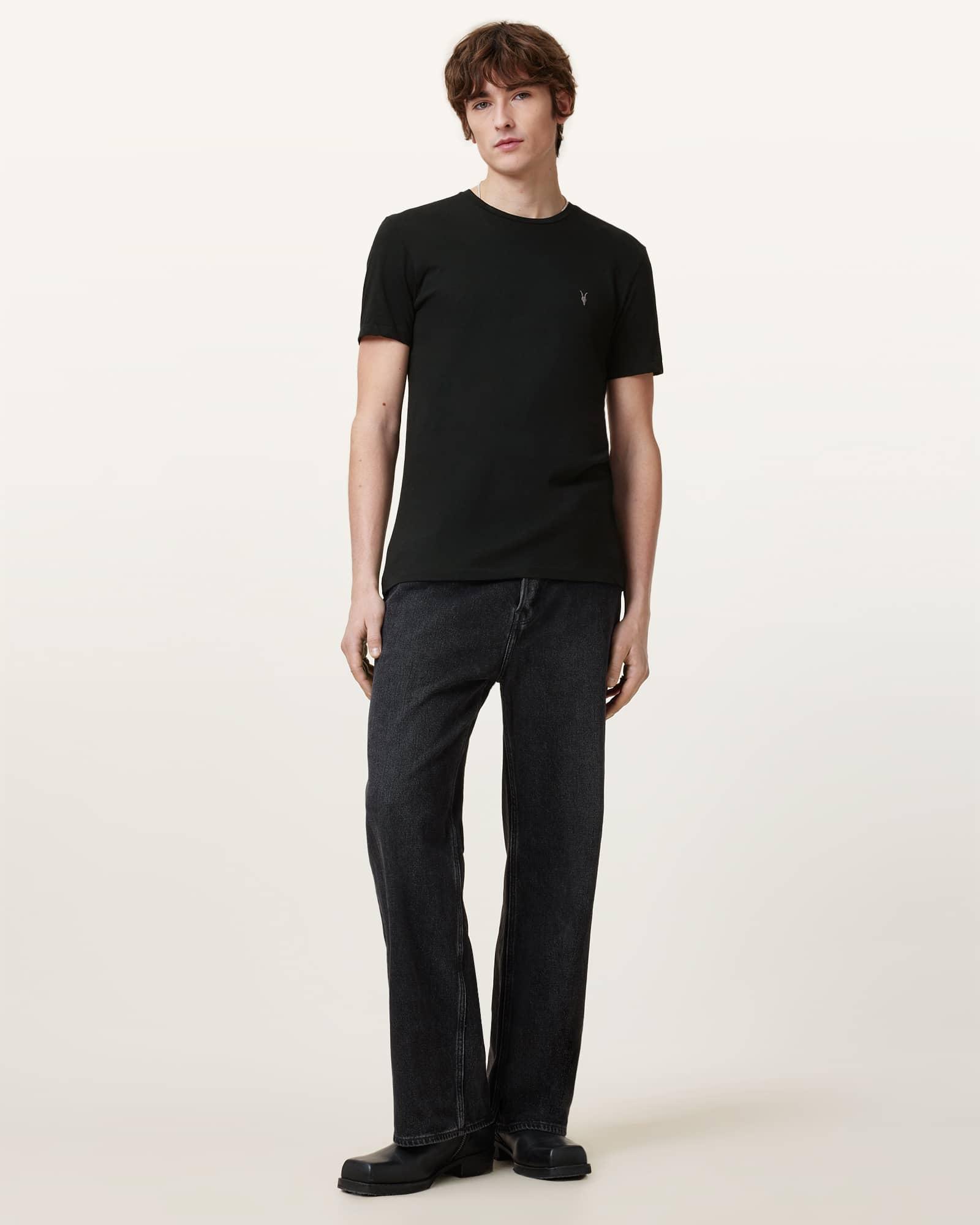 Tonic Crew Neck Slim Ramskull T-Shirt Product Image