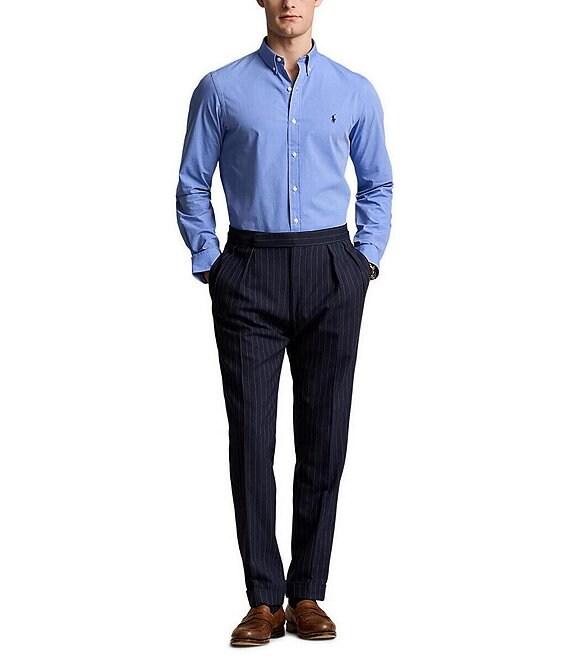 Polo Ralph Lauren Slim-Fit Stretch End-on-End Long Sleeve Woven Shirt Product Image