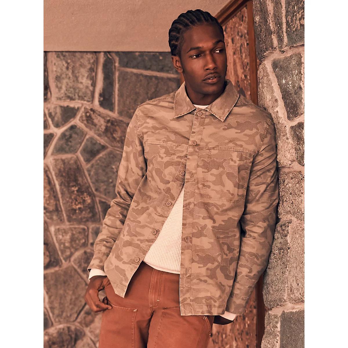 Men's Utility Camo Overshirt Covert Product Image