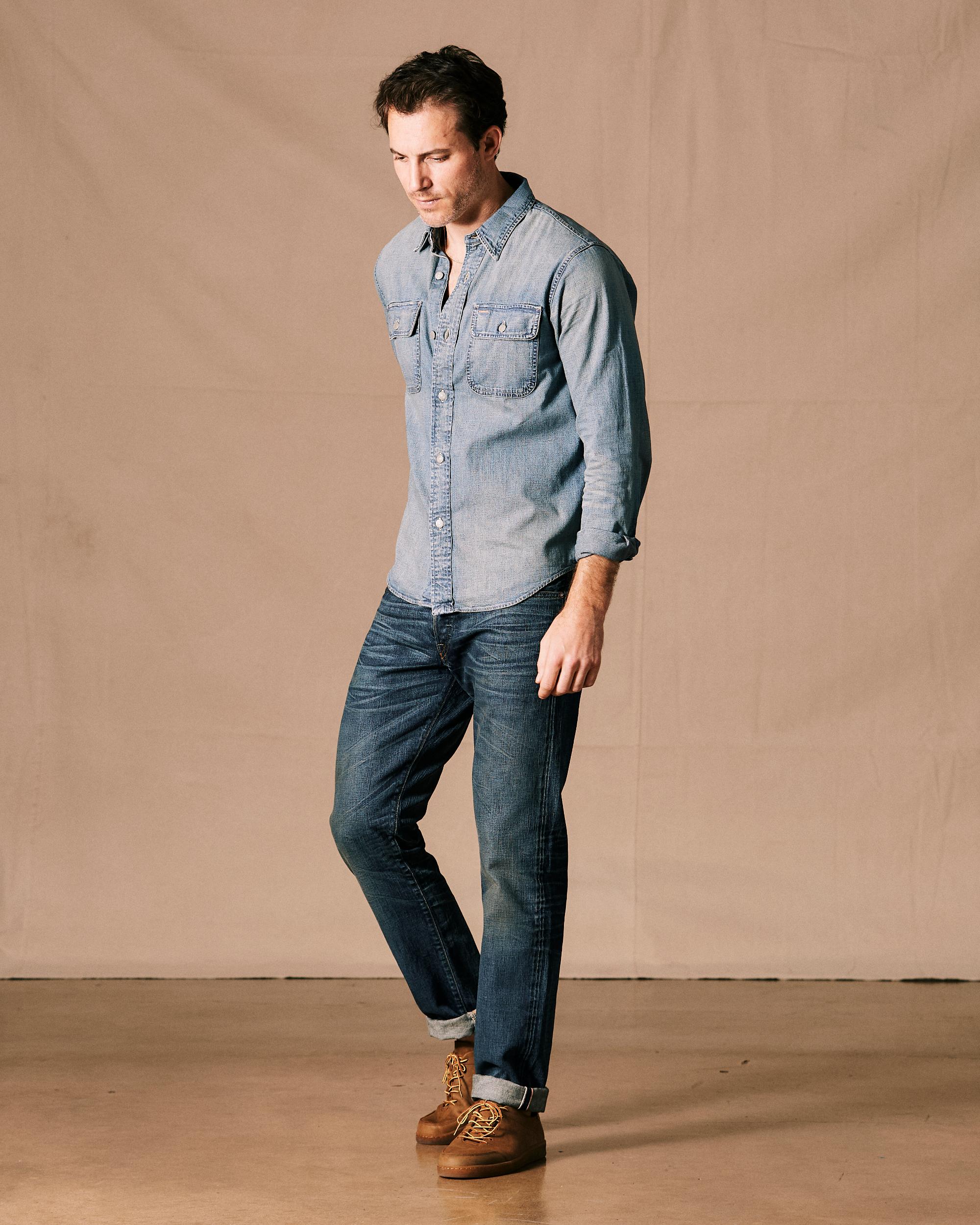 Slim Fit Selvedge Denim Jeans Product Image