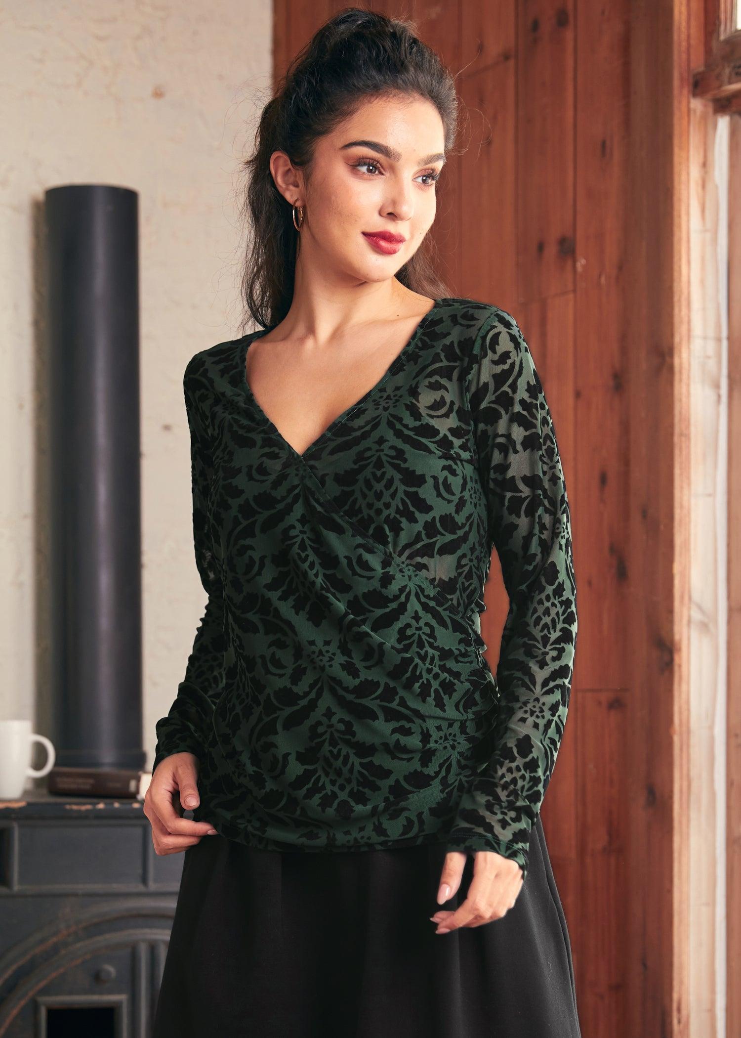 Vintage Vagabond V-Neck Top (Final Sale) Product Image