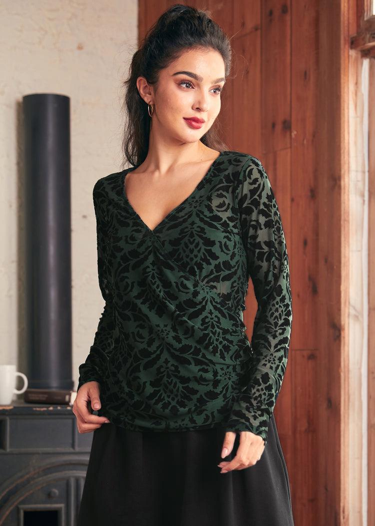 Vintage Vagabond V-Neck Top (Final Sale) Product Image