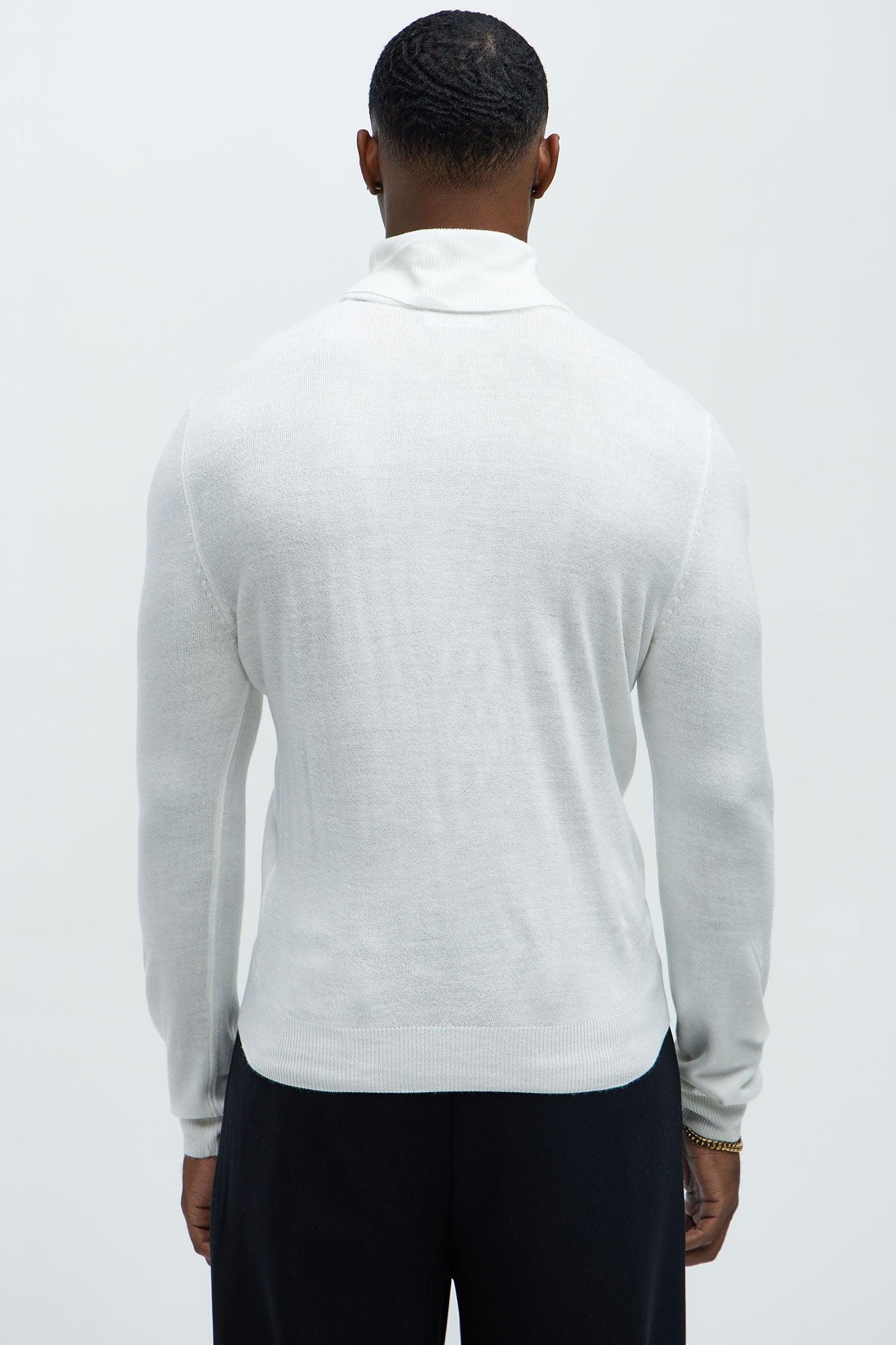 DeAngelo Turtleneck Sweater - Off White Male Product Image
