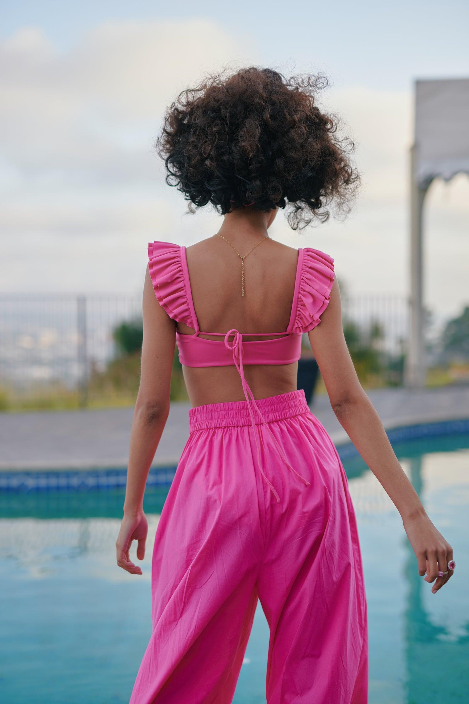 The Babe Ruffle Bikini Top Product Image