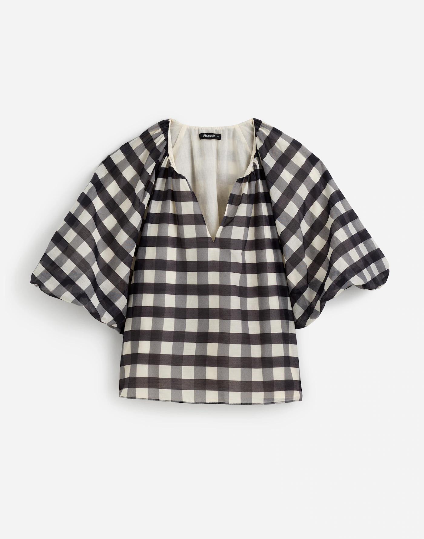 Bubble-Sleeve Top Product Image