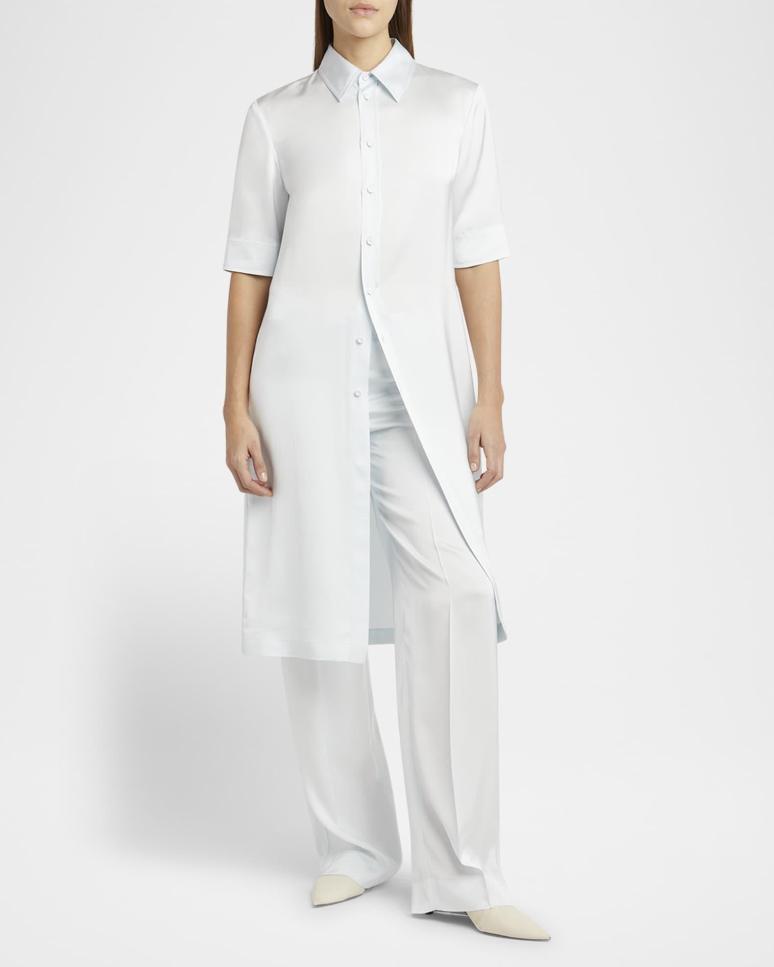 Relaxed Fluid Straight-Leg Pants Product Image