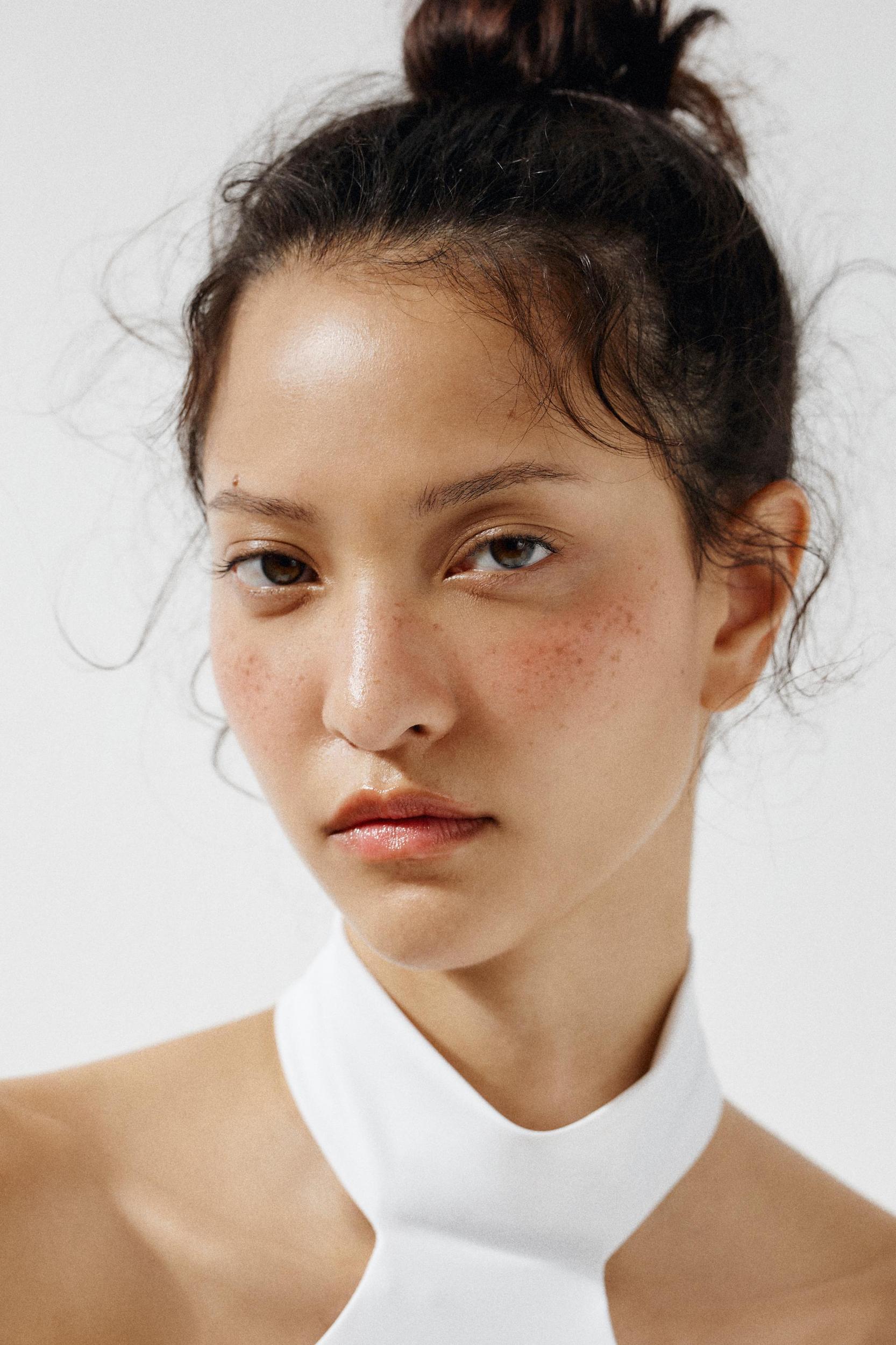 POLYAMIDE HALTER TOP Product Image